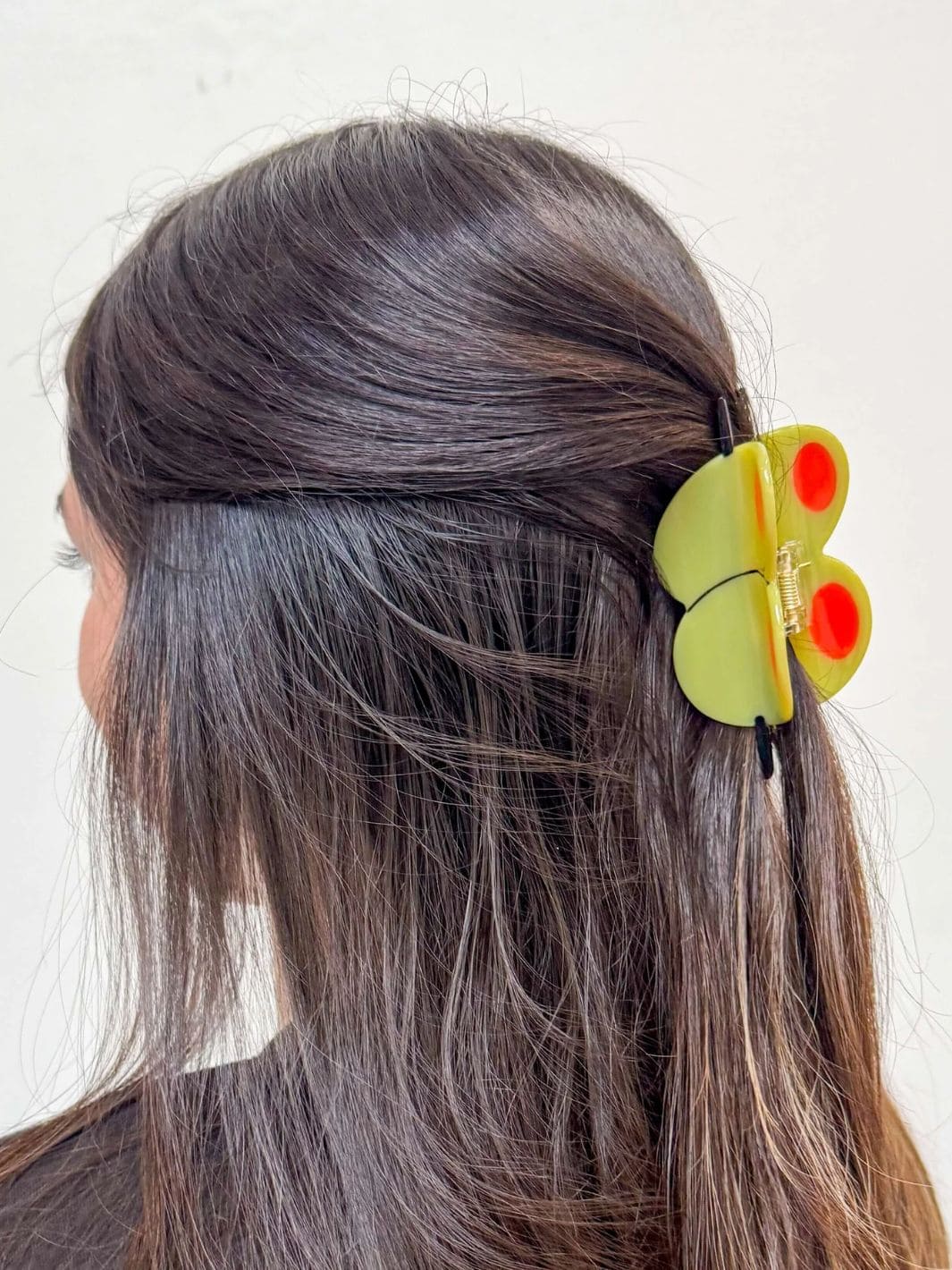 Large Olive Hair Claw Clip - Image 2