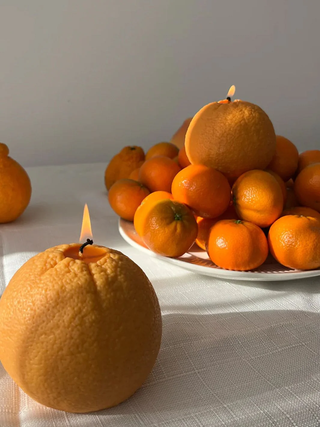 Large Orange Candle - Image 10