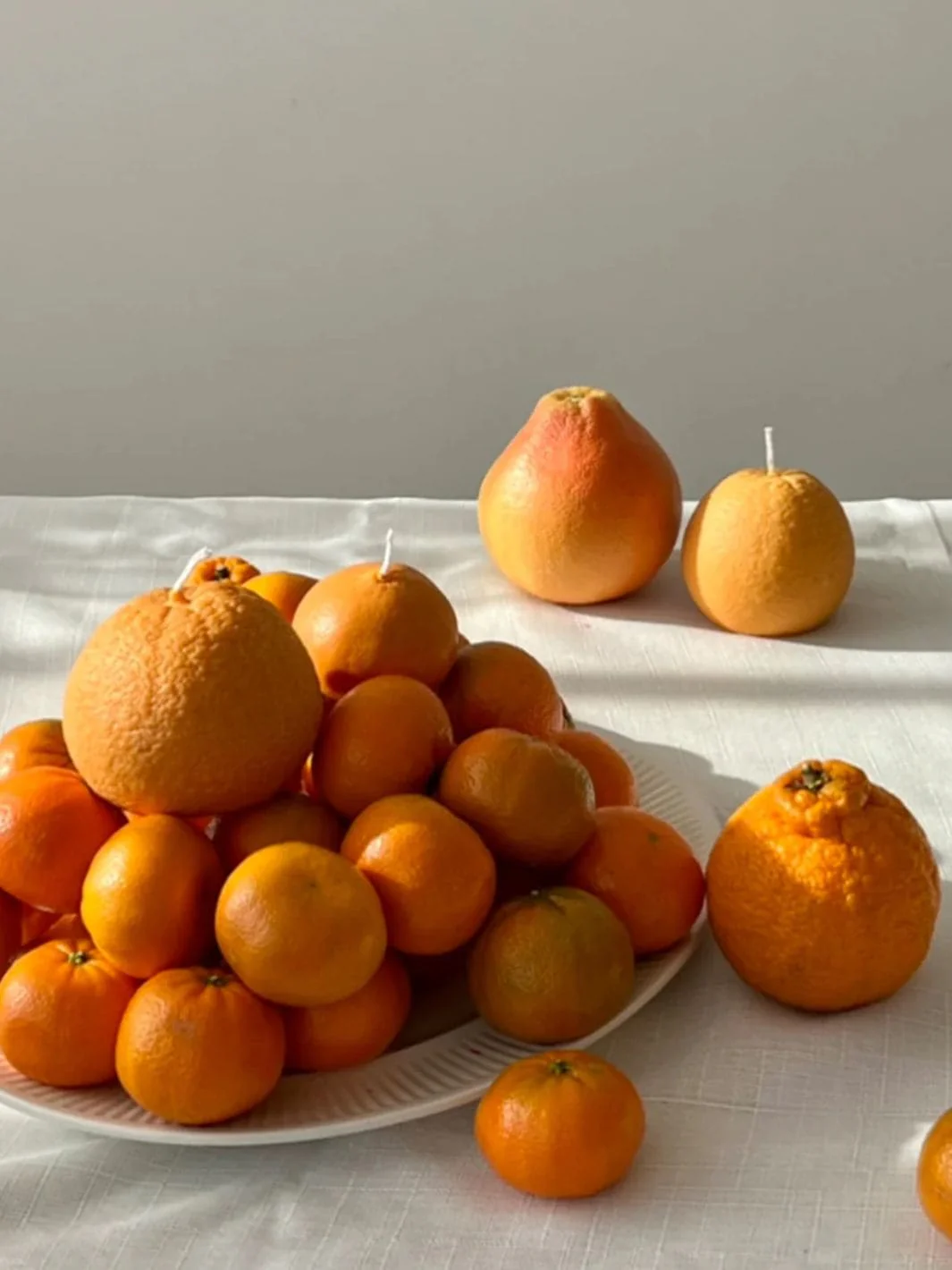 Large Orange Candle - Image 3
