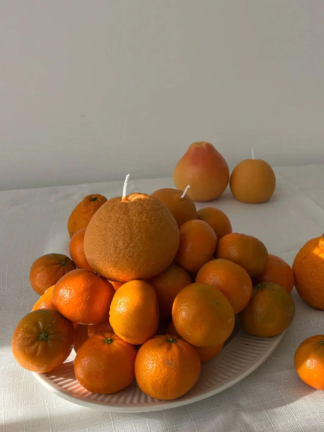 Large Orange Candle - Image 5
