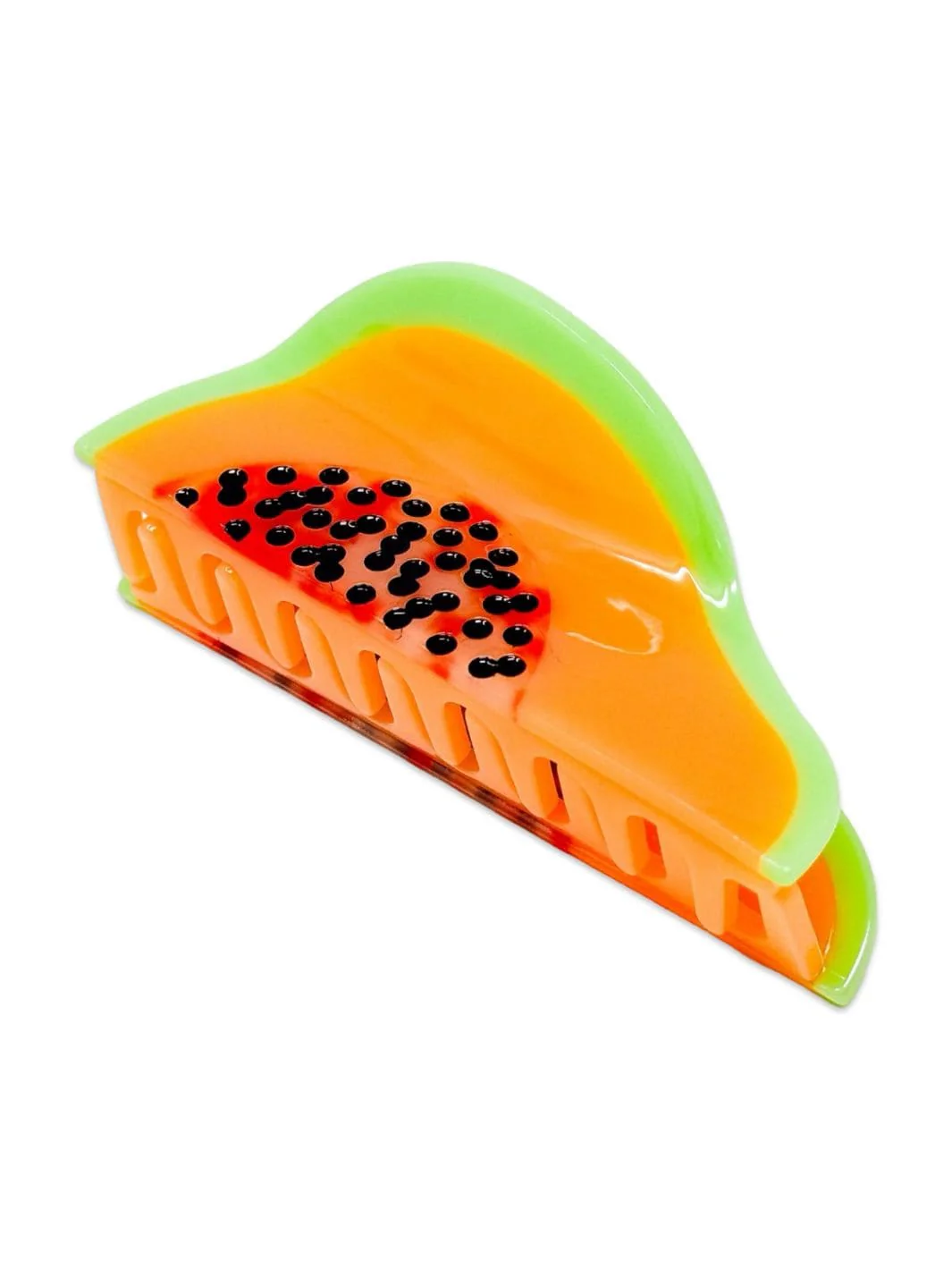 Large Papaya Hair Claw Clip - Image 7