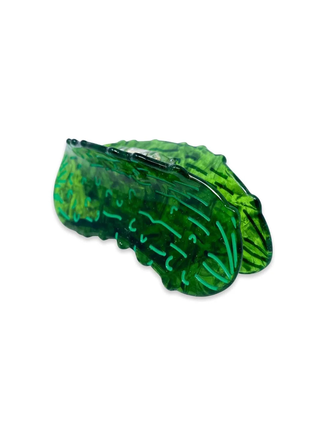 Large Pickle Hair Claw Clip - Image 4