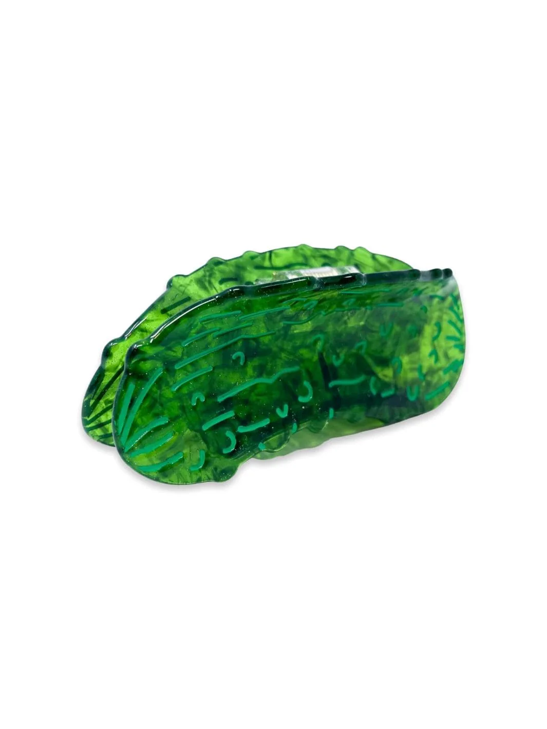 Large Pickle Hair Claw Clip - Image 5