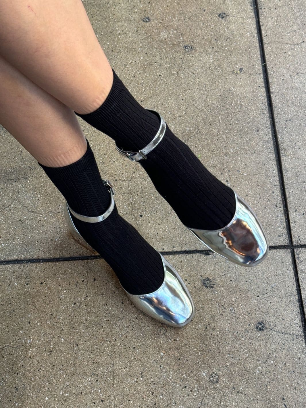 Her Socks (MC Cotton) - True Black - Image 5