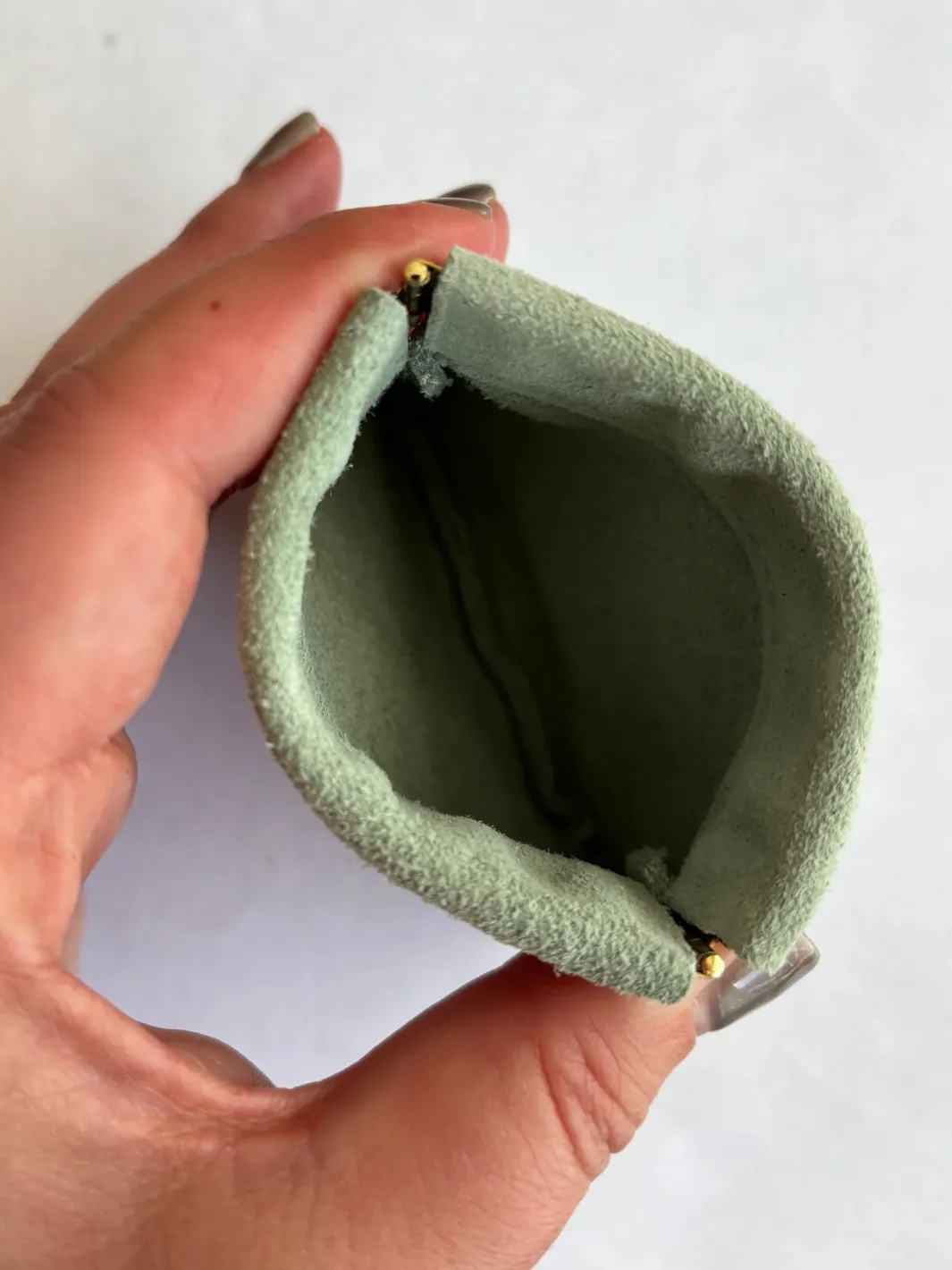 Suede Coin Purse - Image 4