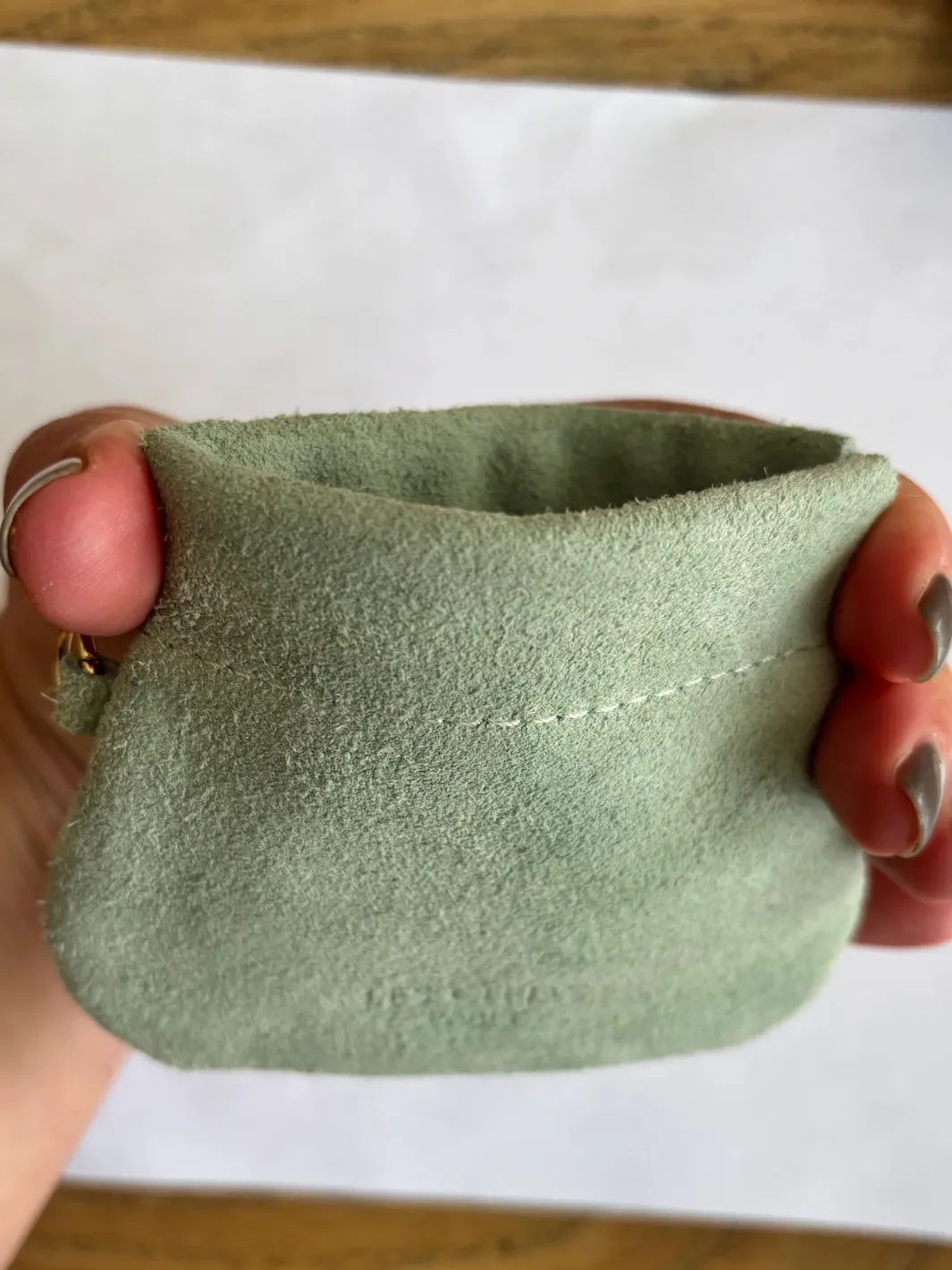 Suede Coin Purse - Image 5