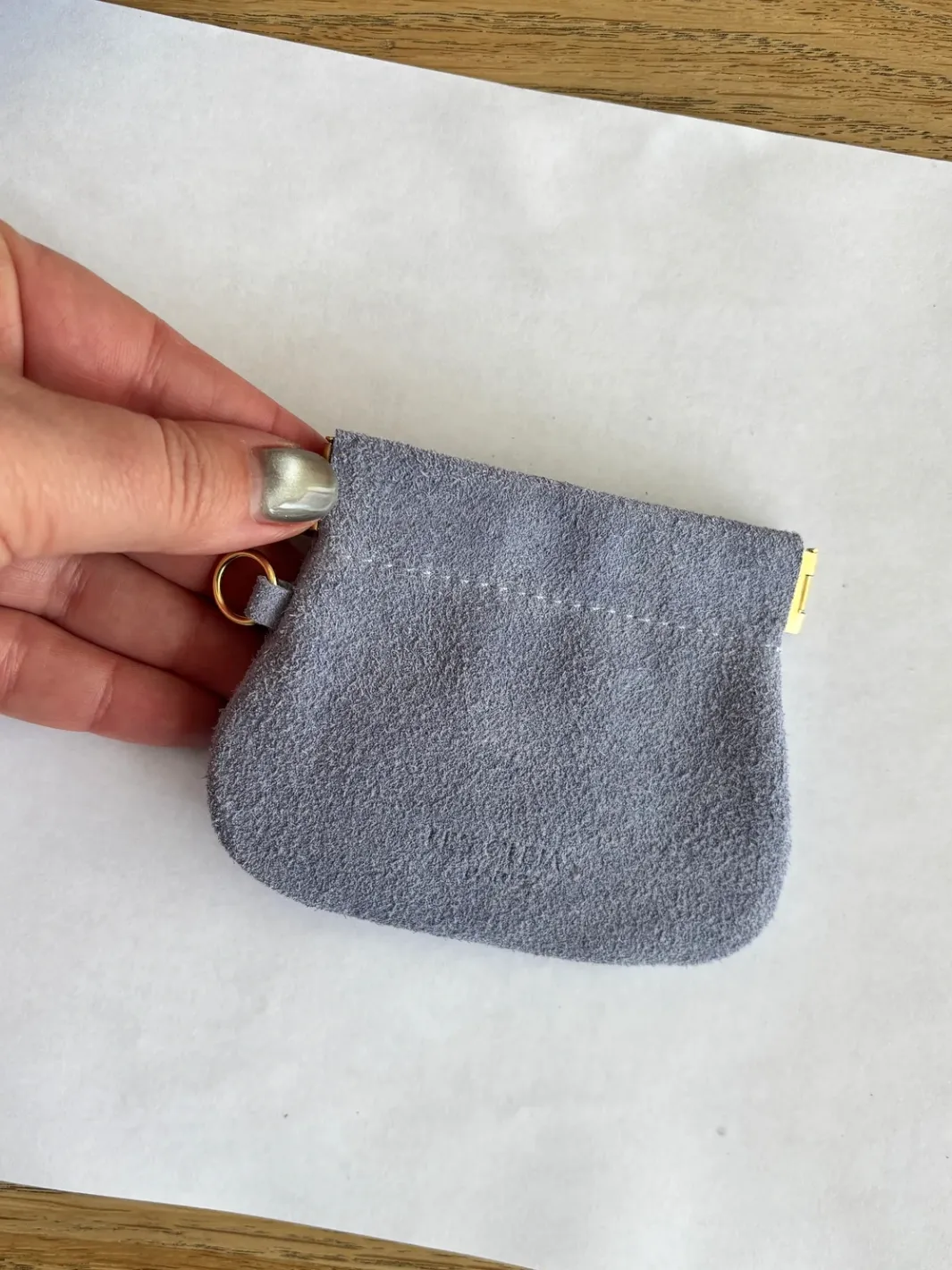 Suede Coin Purse - Image 7