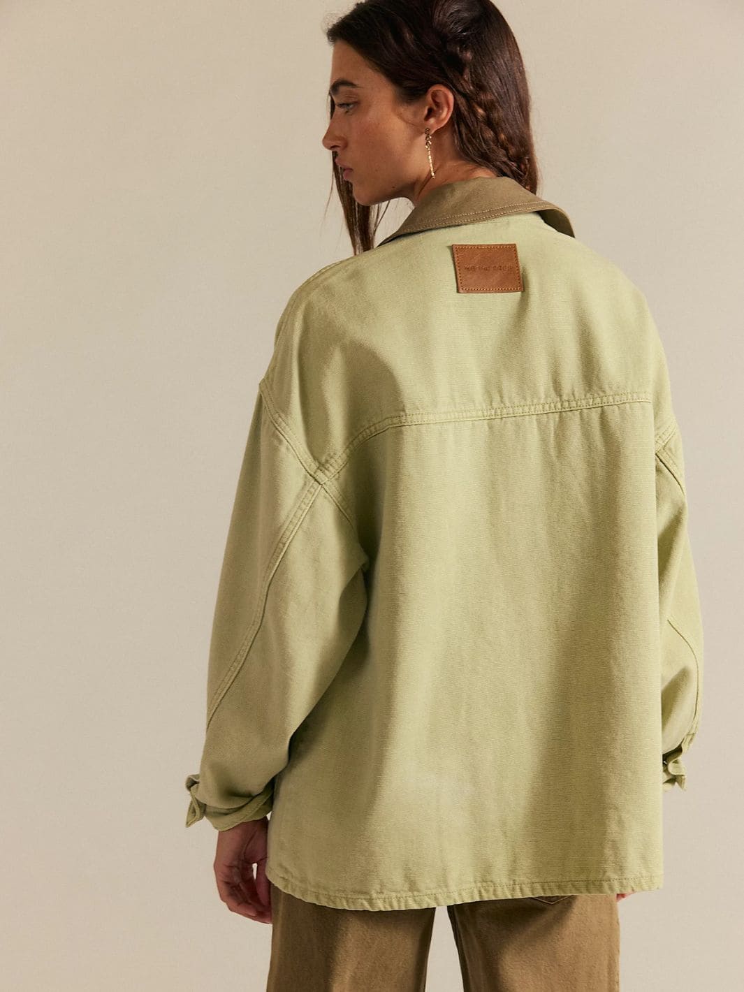 Lemon Denim Jacket - Washed Sage - Image 3
