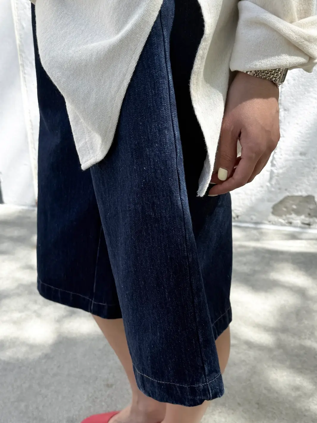Liam Bermuda Shorts - Raw Denim - Image 4