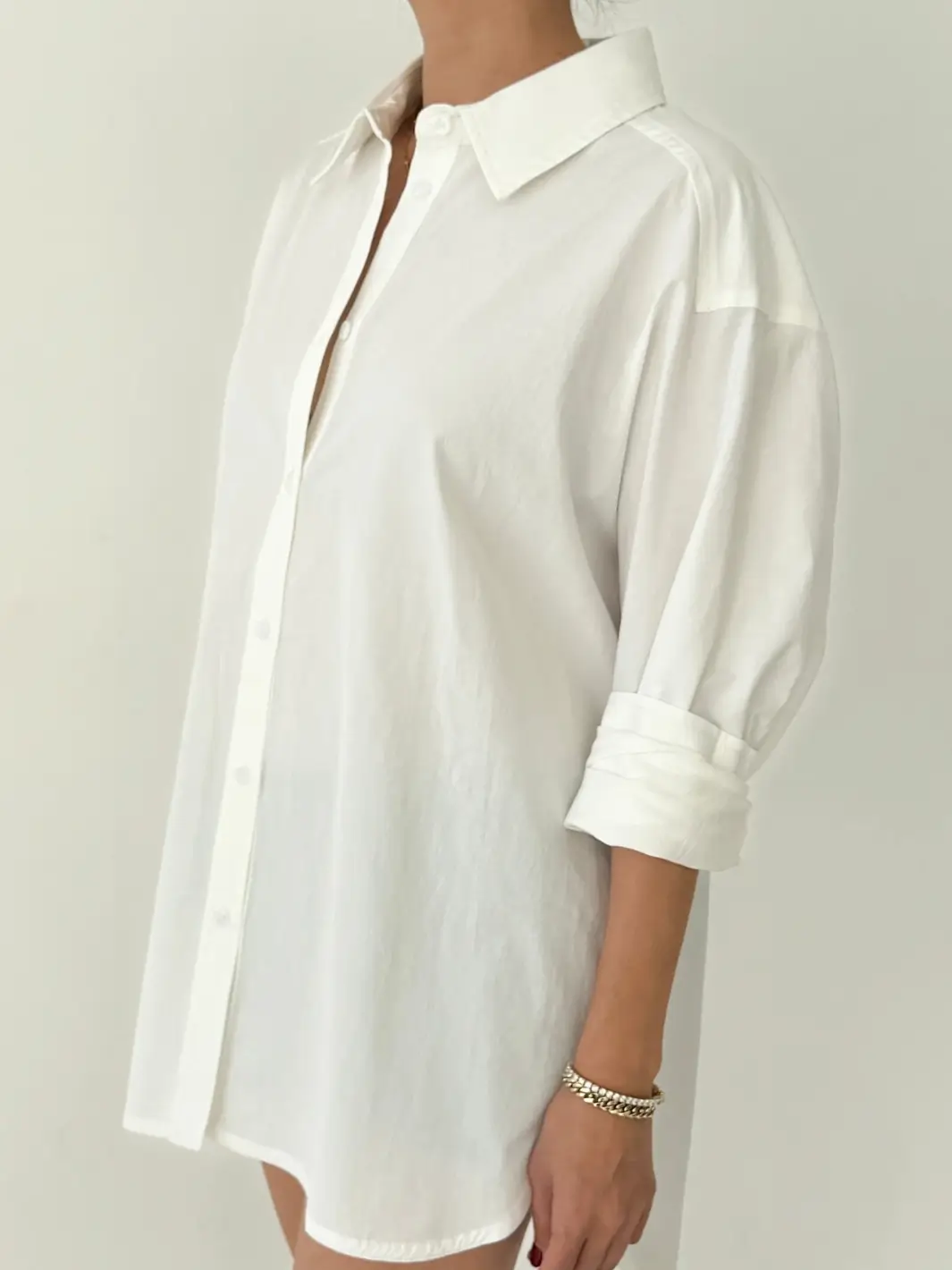 Light Weight Owen Shirt - White - Image 4