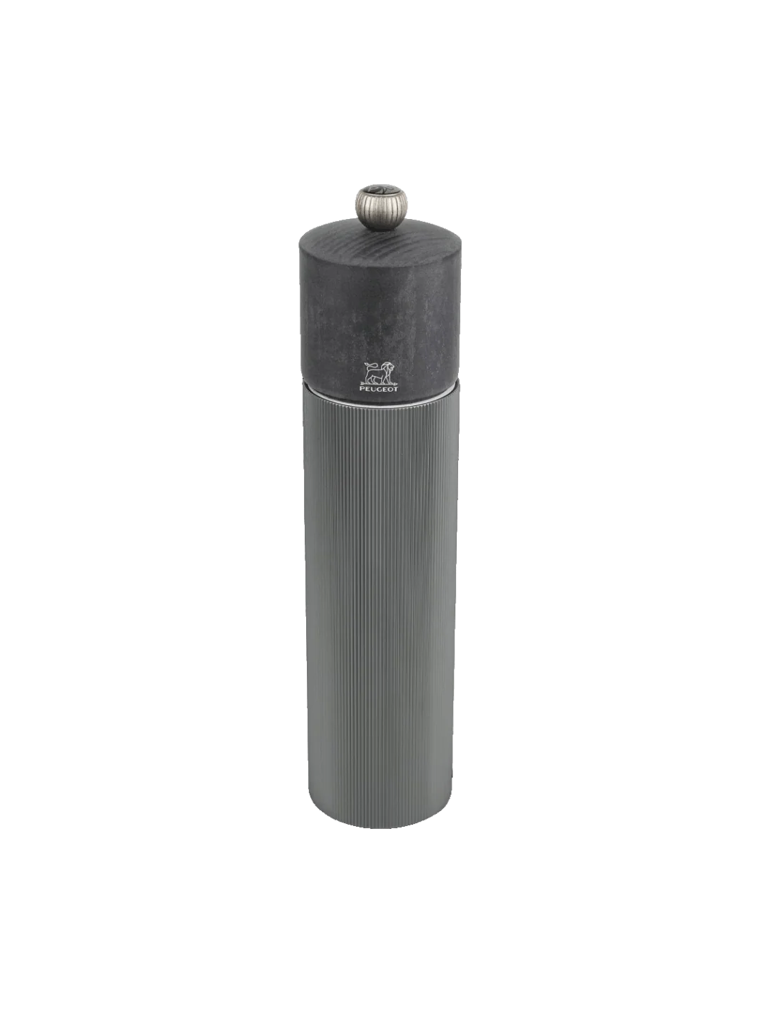Line Manual Pepper Mill in Aluminium and Wood, Carbon