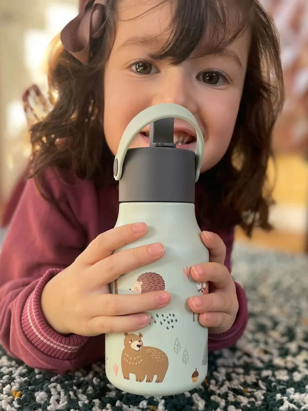 Little Lund Water Bottle - Woodland - Image 3