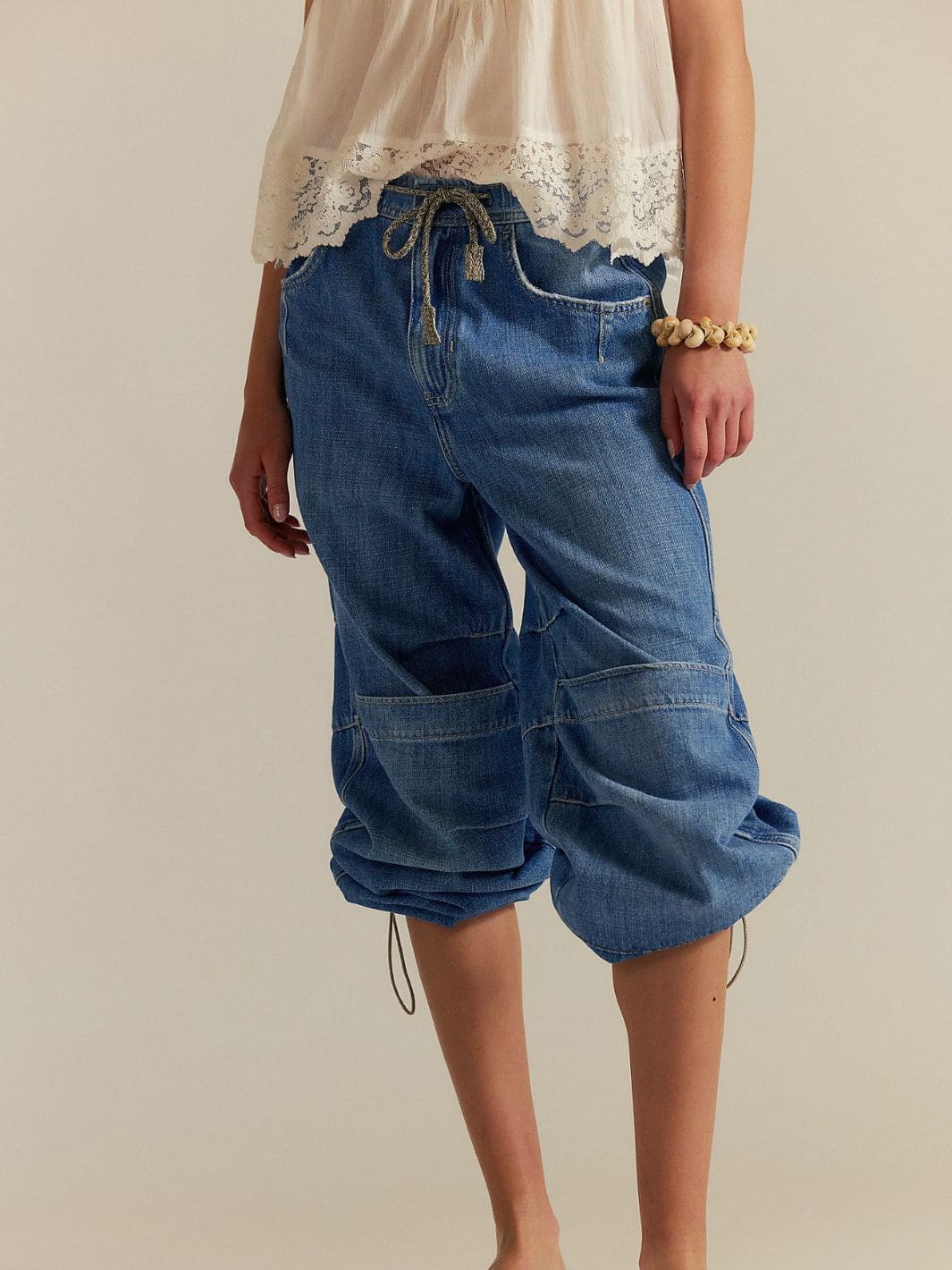 Logan Cinched Cargo Jeans - Harper - Image 4