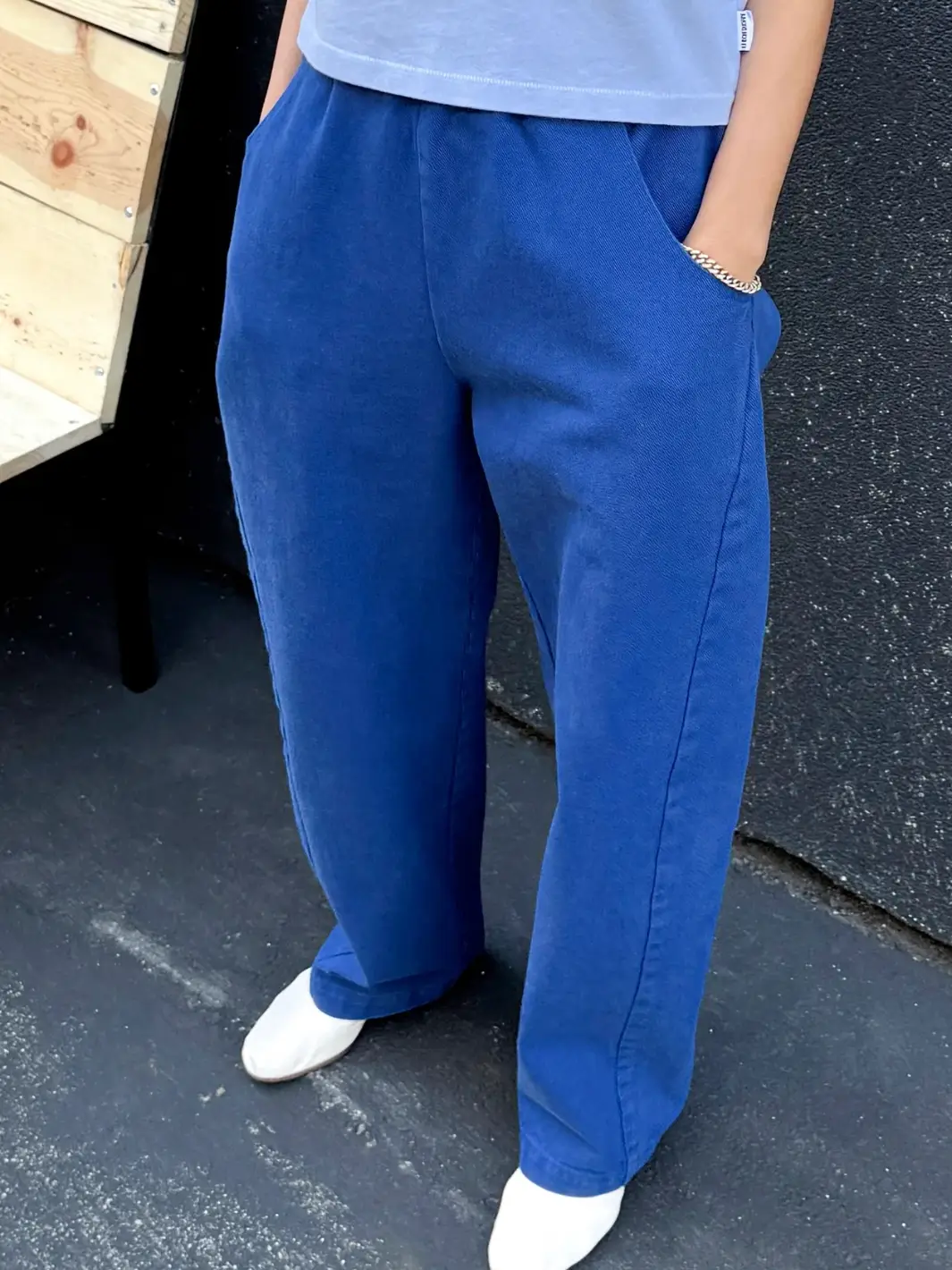 Long Arc Pants - Azure - Image 2