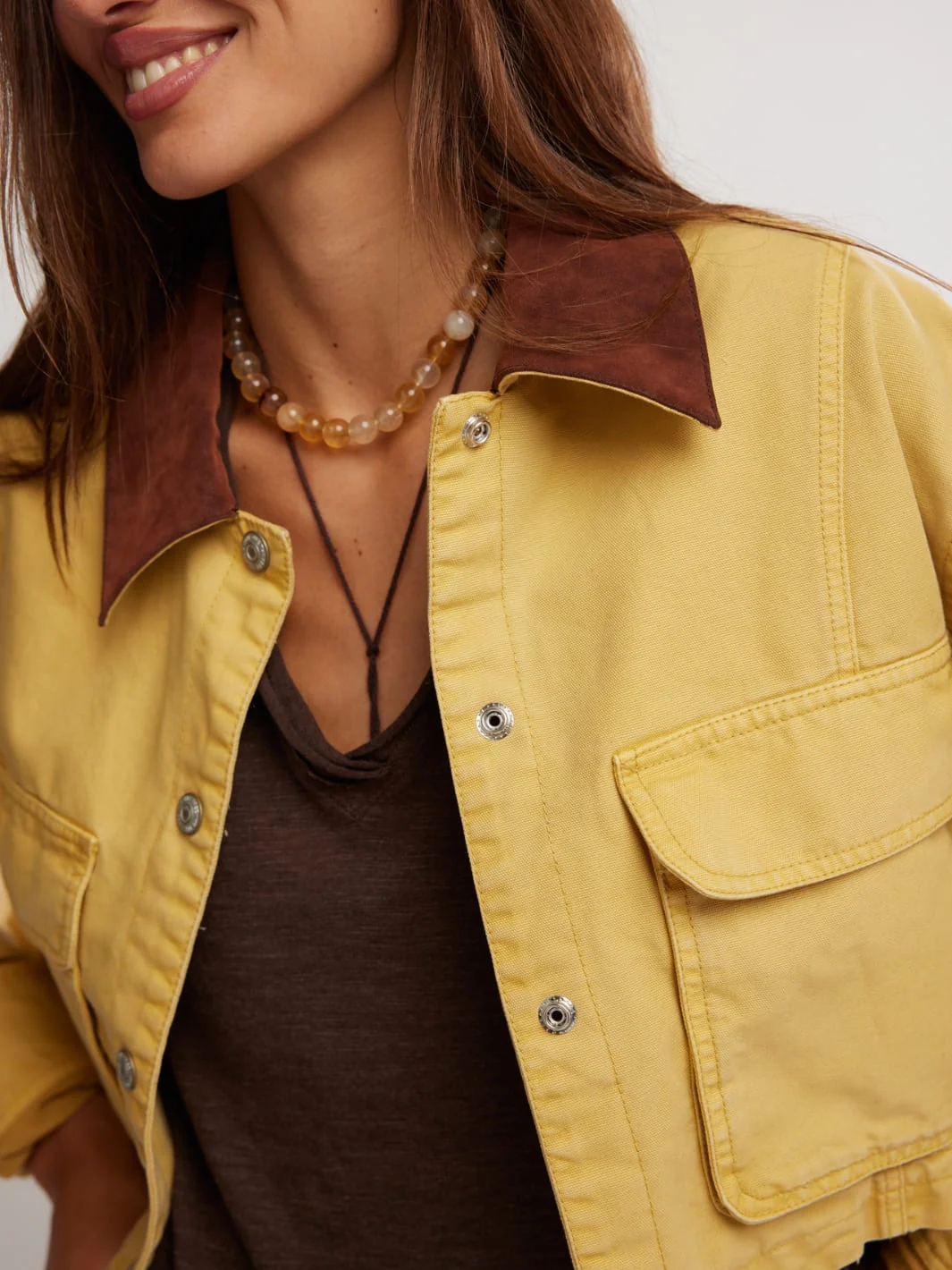 Martha Workwear Applique Jacket - Rattan - Image 2