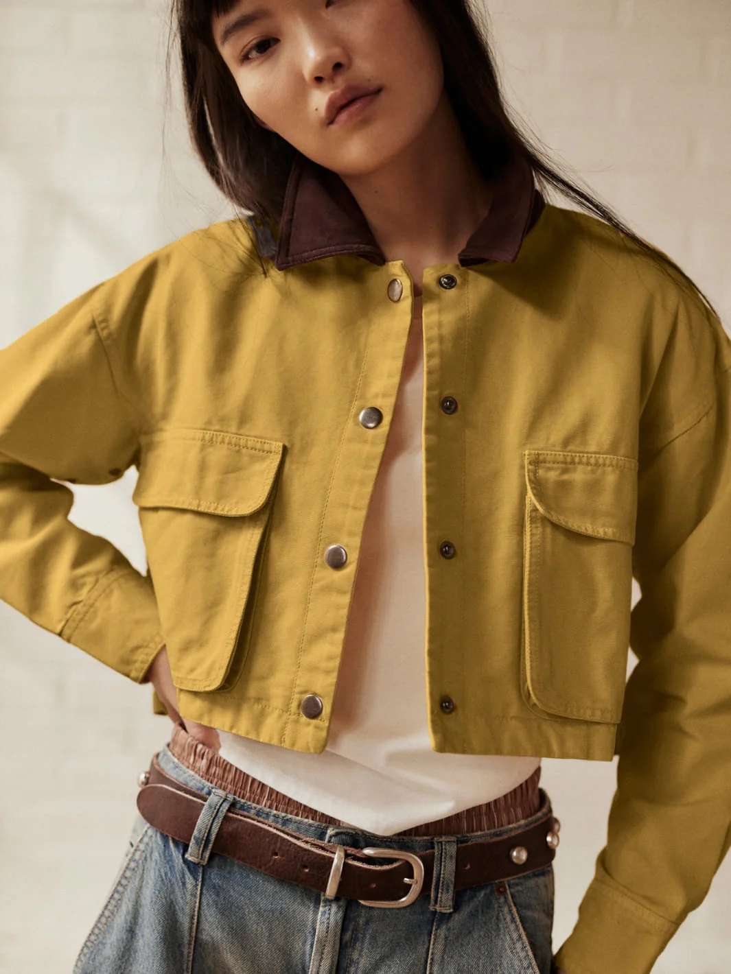 Martha Workwear Applique Jacket - Rattan - Image 4
