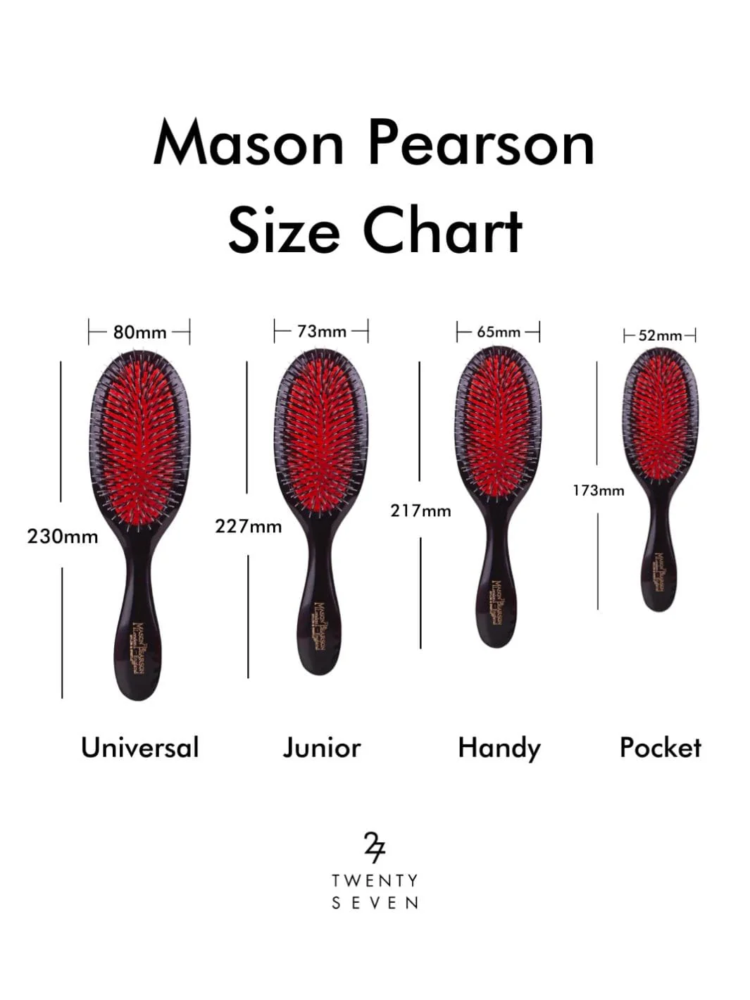 Mason Pearson Boar Bristle & Nylon Mix Hair Brush - Image 5