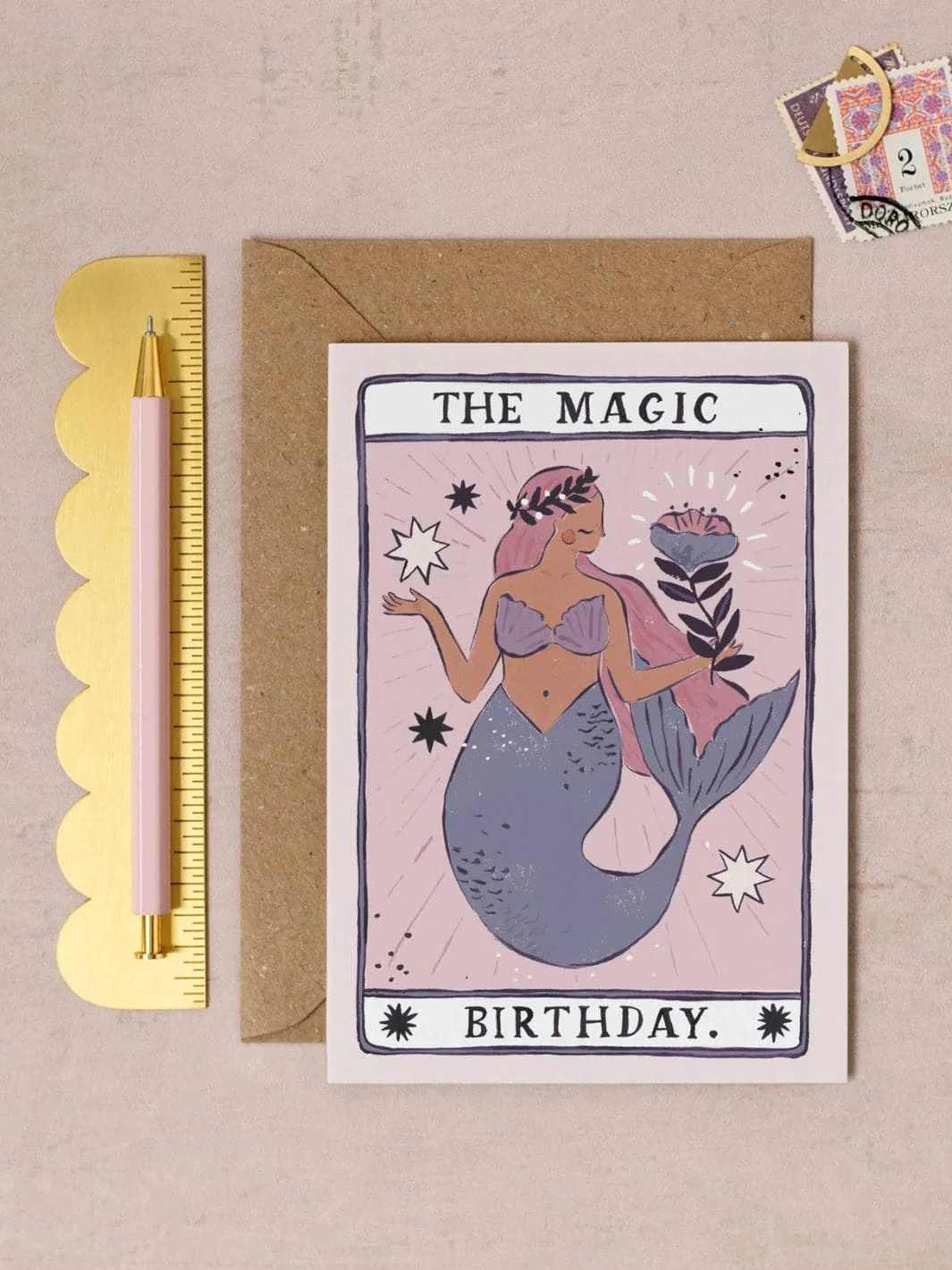 Mermaid Magic Birthday Card - Image 2