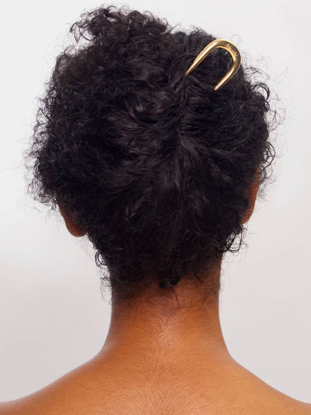 Metal French Hair Pin - Gold - Image 4