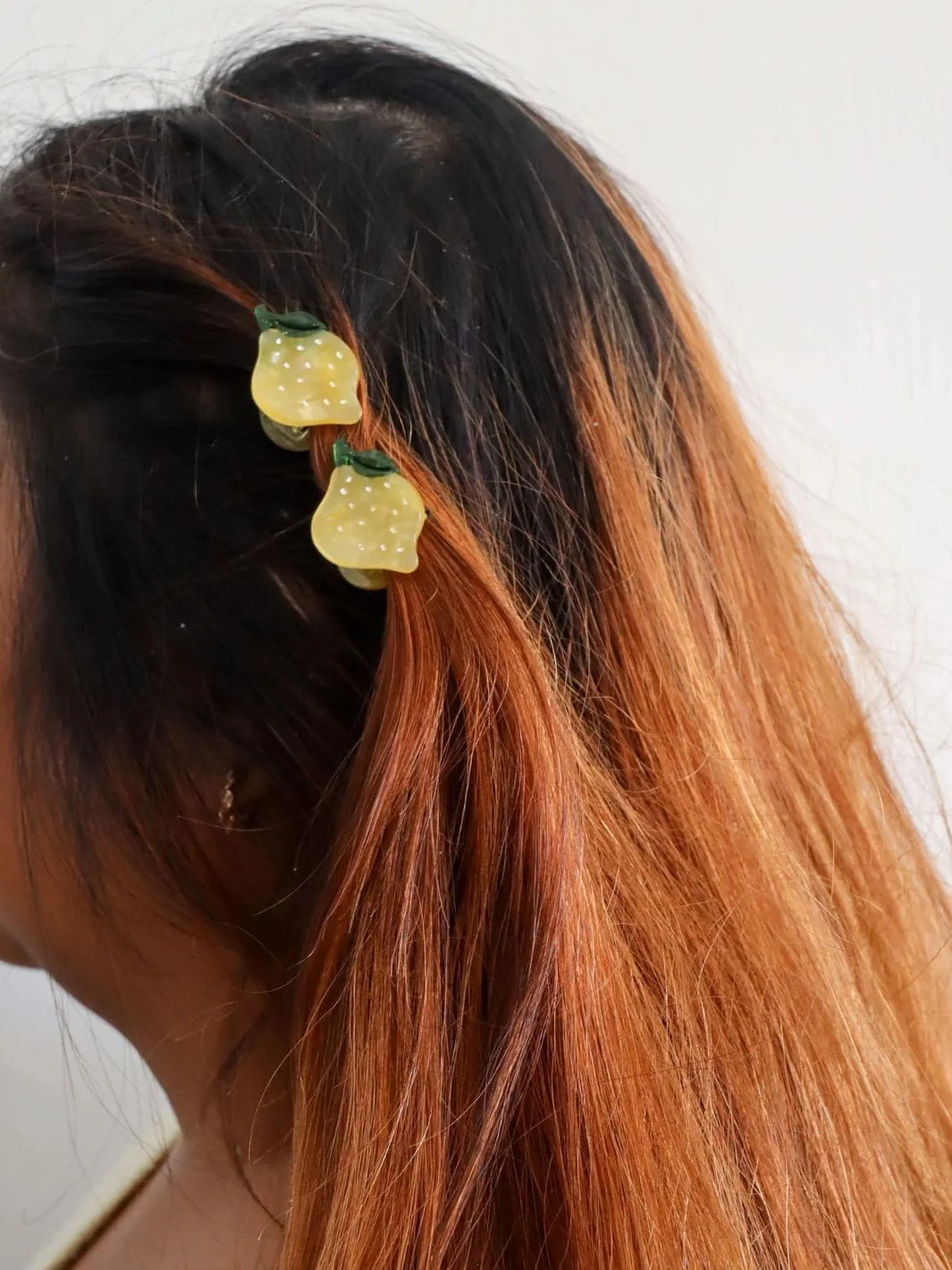 Micro Fruit and Flowers Hair Claw Clip Set - Image 4