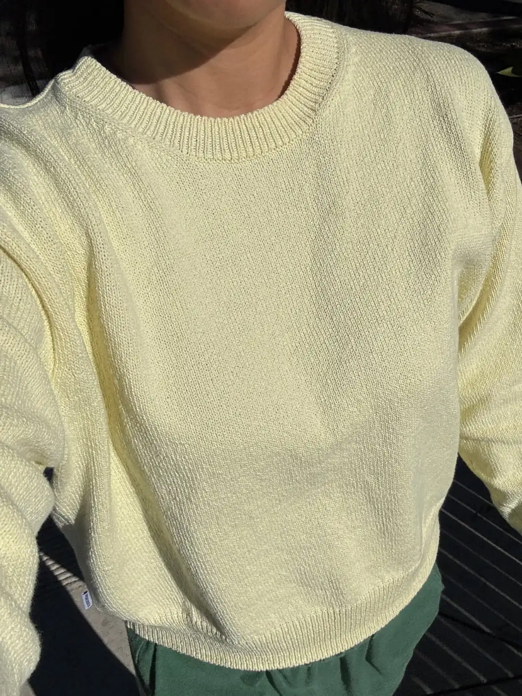 Milo Cotton Sweater - Lemonade - Image 3