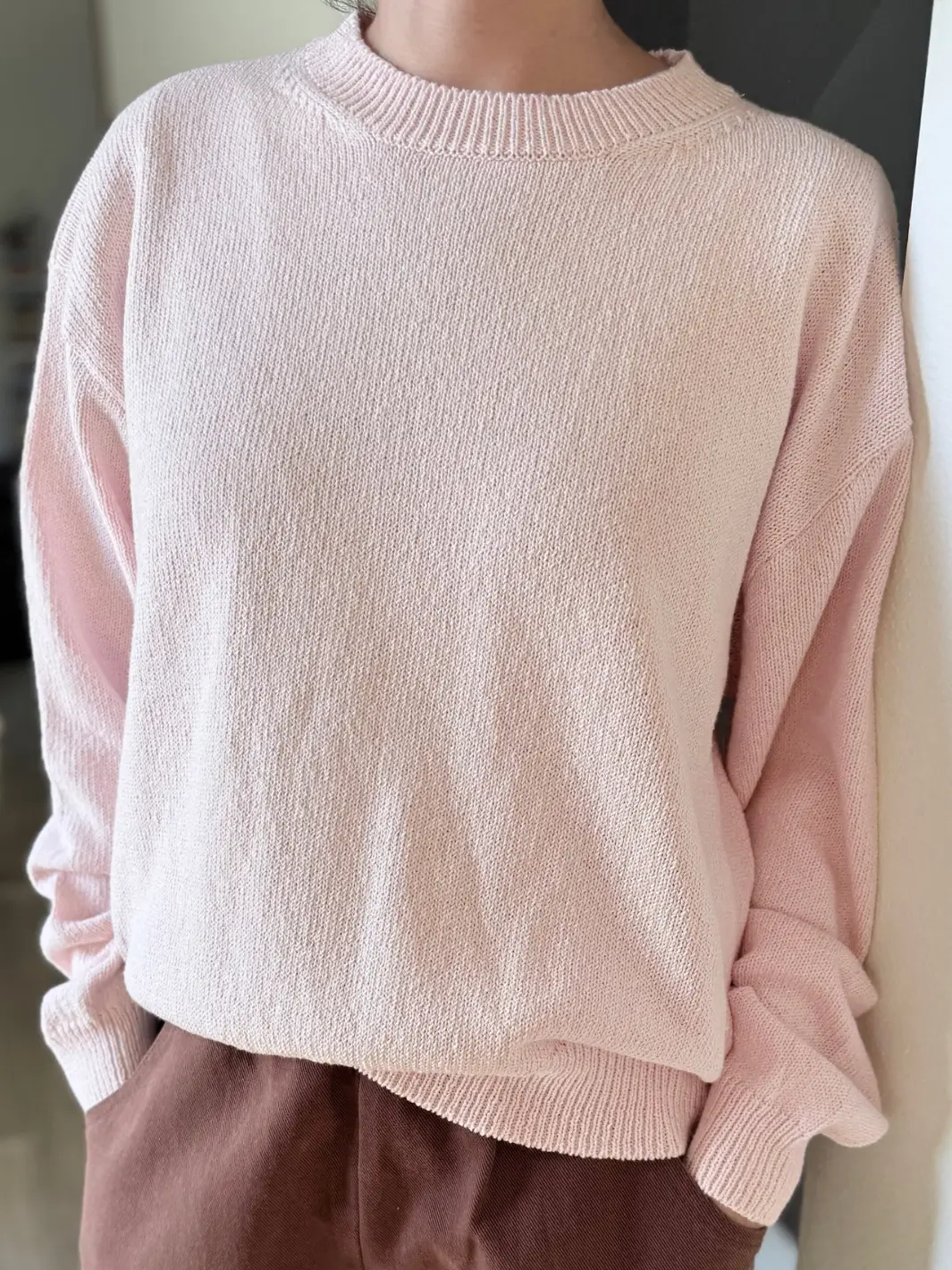 Milo Cotton Sweater - Rosé - Image 2