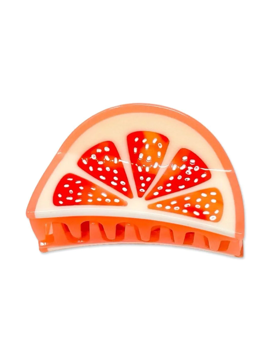 Mini Grapefruit Slice Hair Claw Clip - Image 5