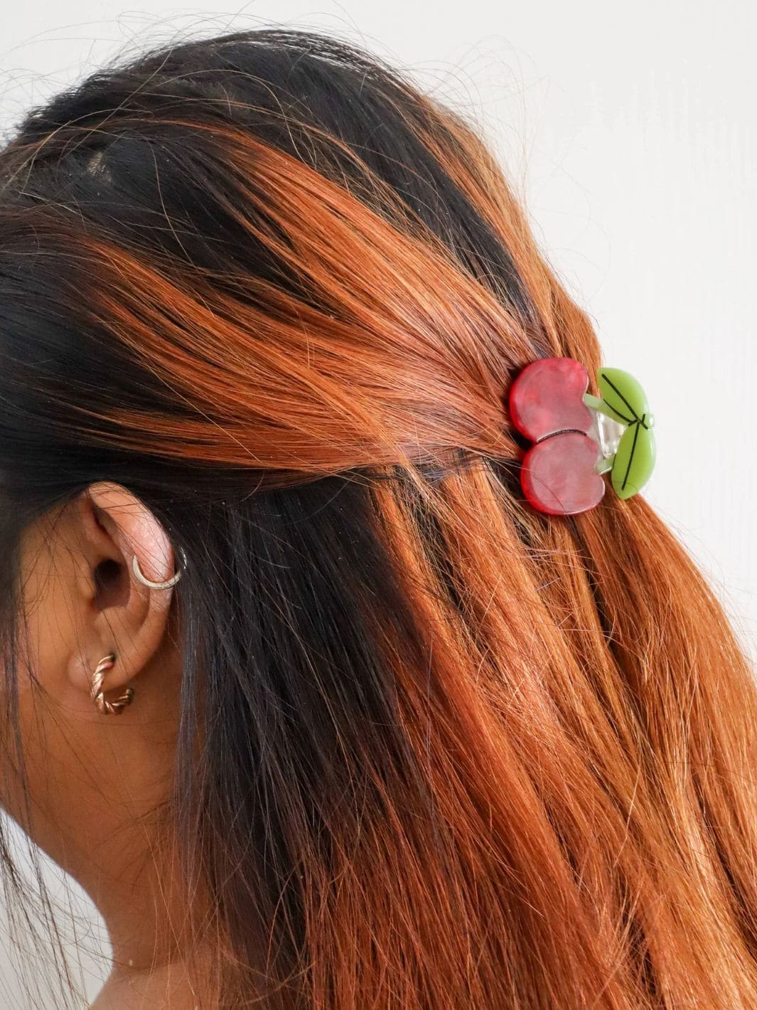 Mini Maraschino Cherries Hair Claw Clip - Image 2