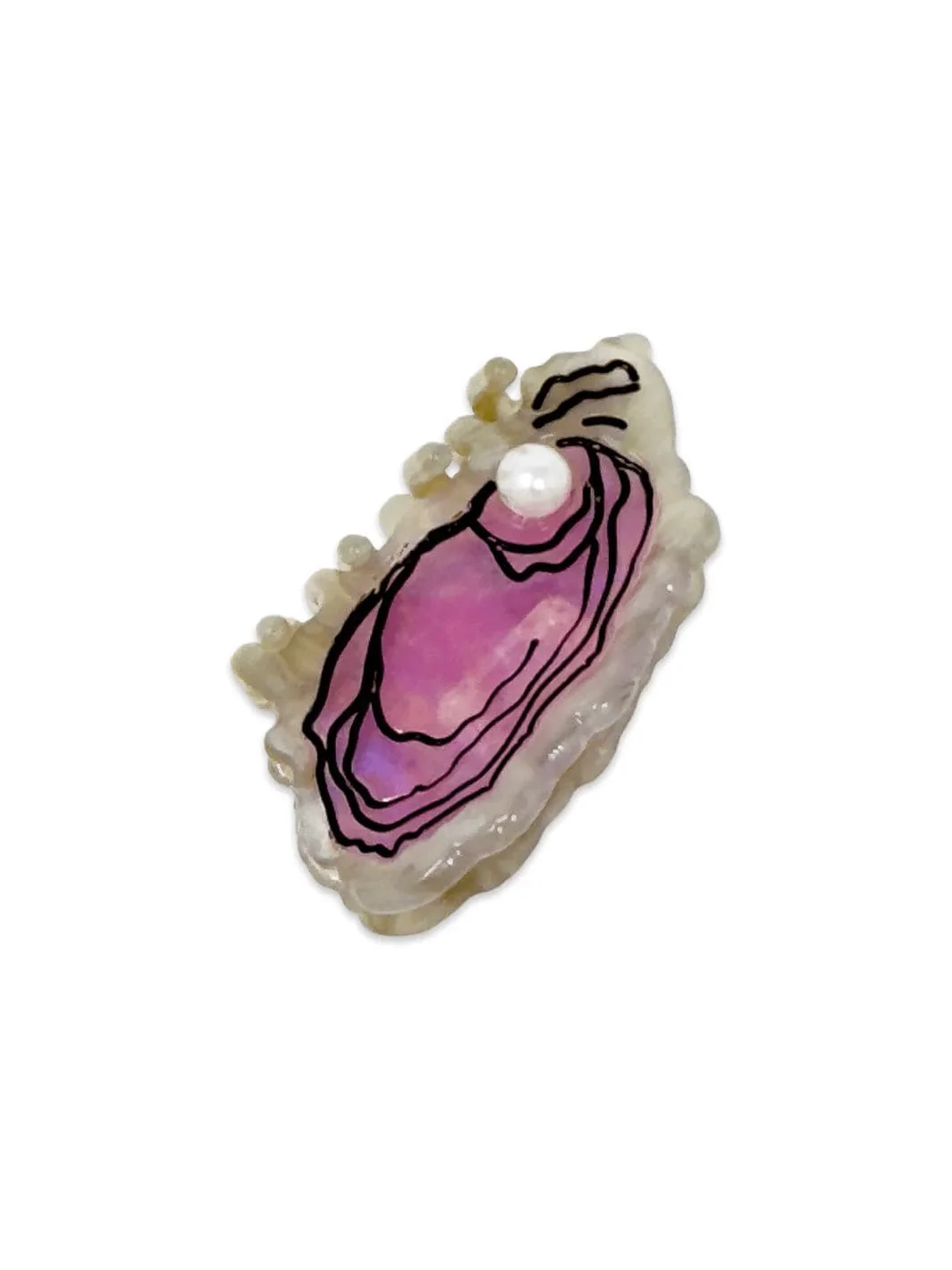 Mini Oyster Hair Claw Clip - Image 4