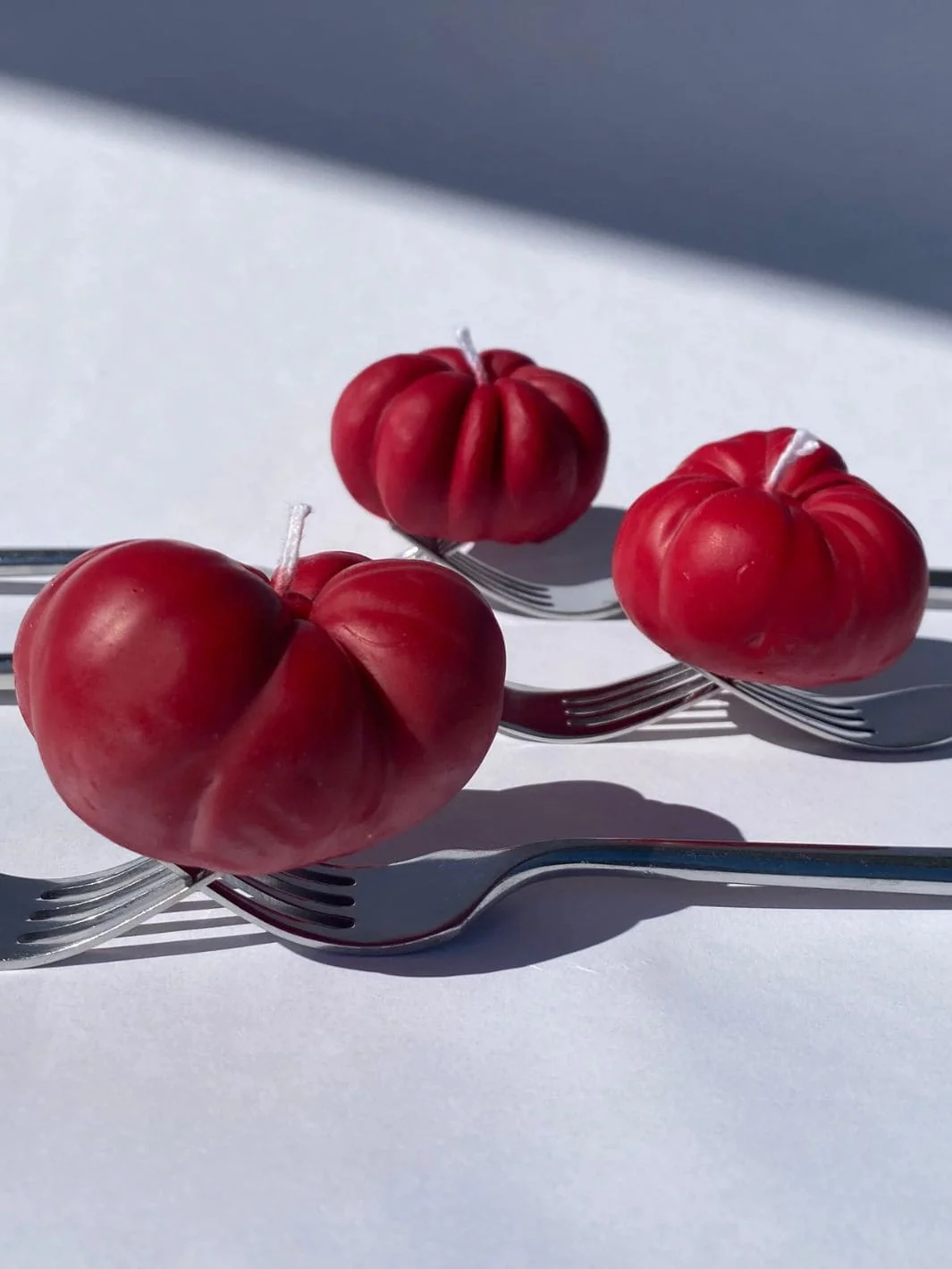 Mini Tomato Candle - Red - Image 6