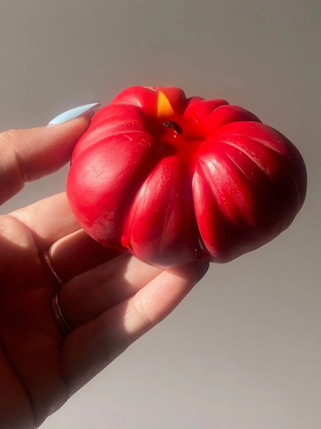 Mini Tomato Candle - Red - Image 9
