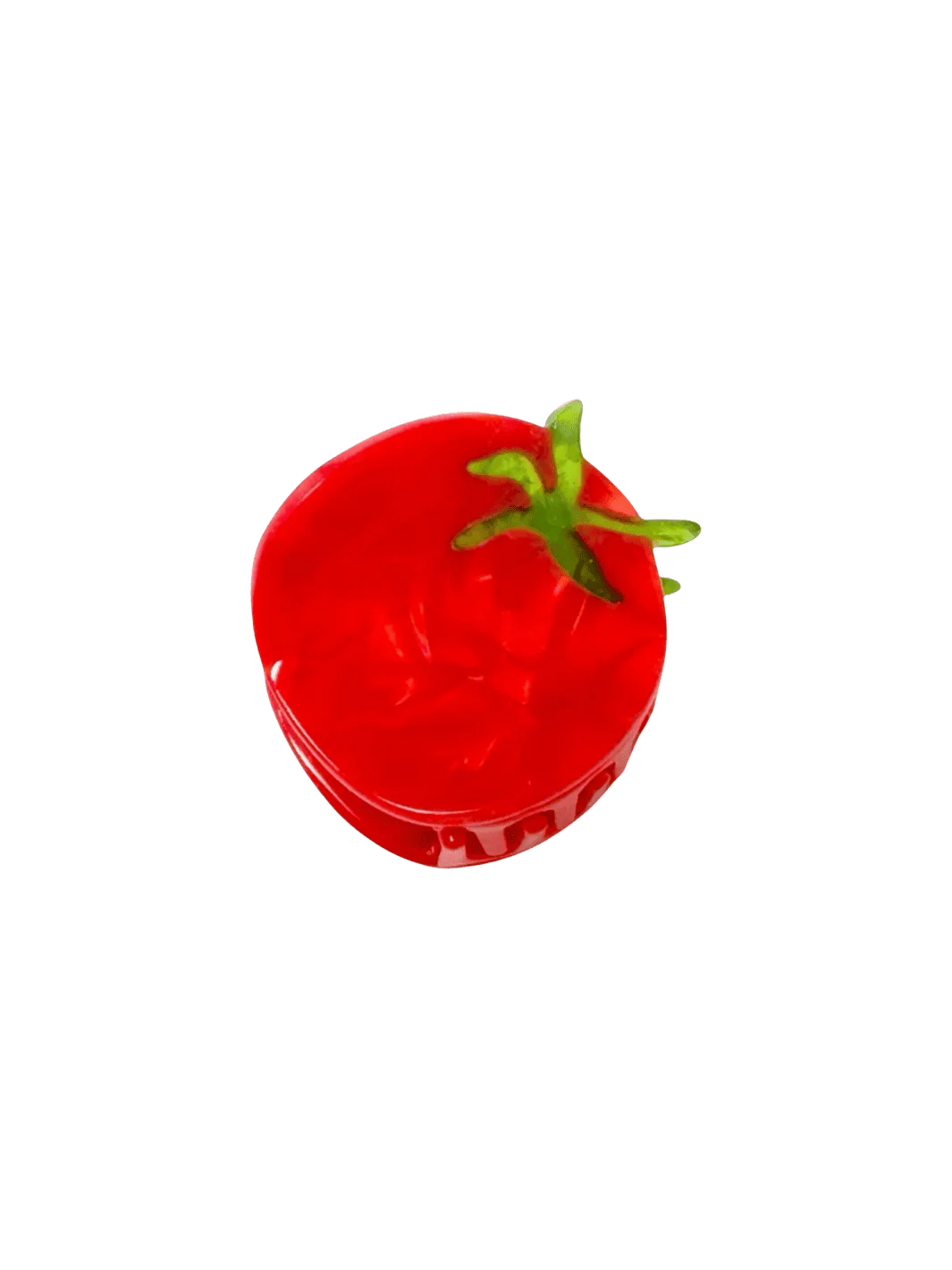 Mini Tomato Hair Claw Clip