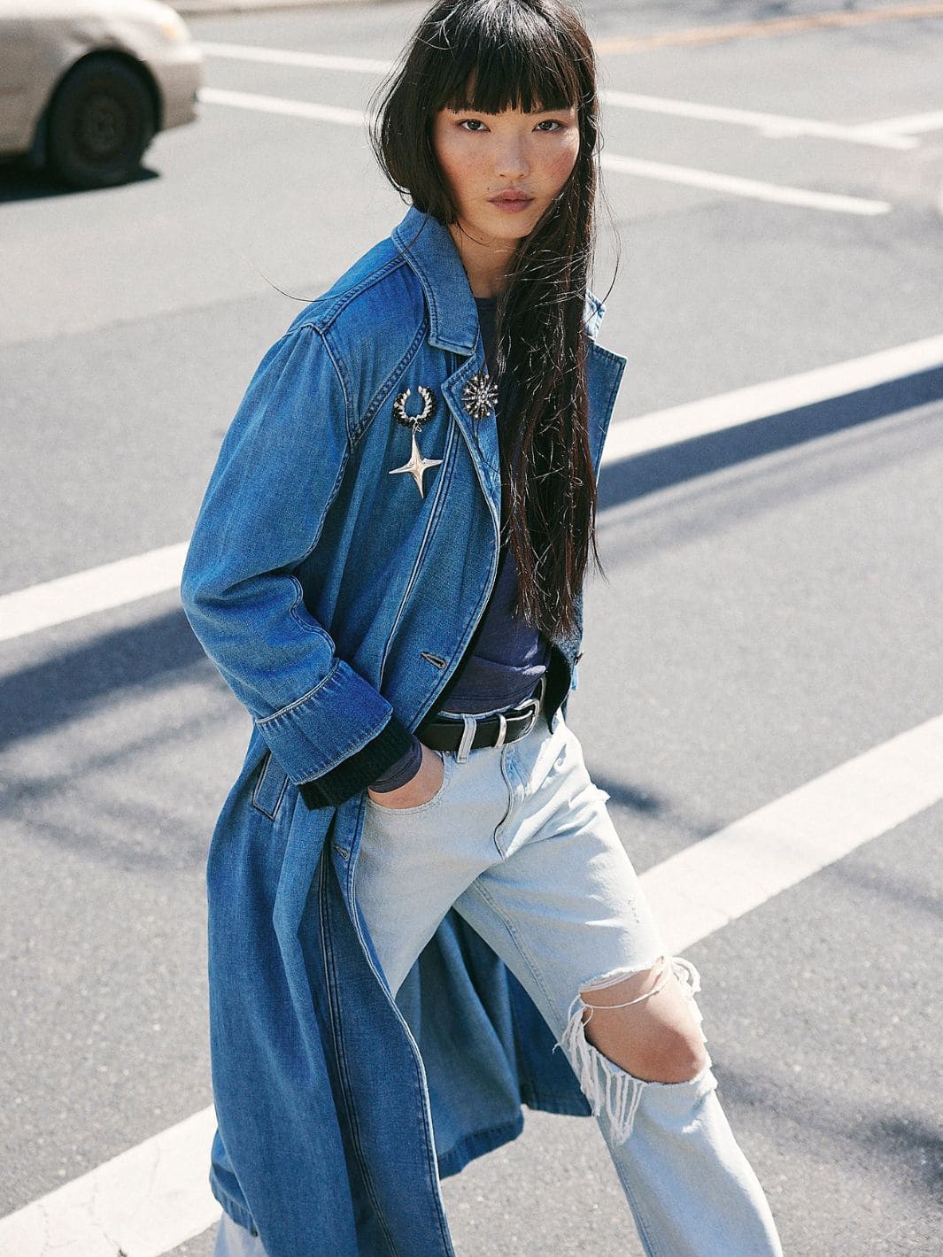 Monique Indigo Duster - Sunlight Blue - Image 3