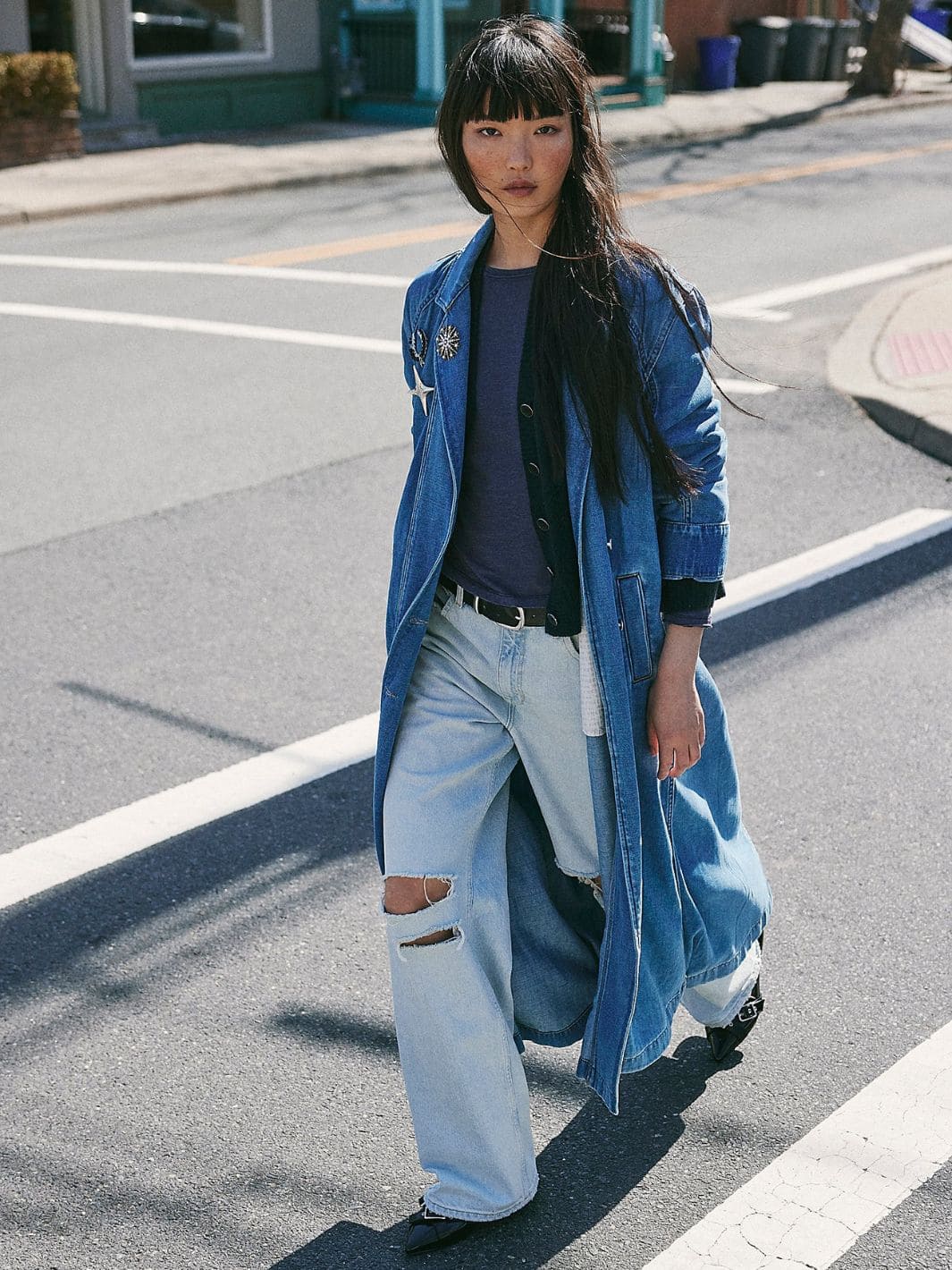 Monique Indigo Duster - Sunlight Blue - Image 4