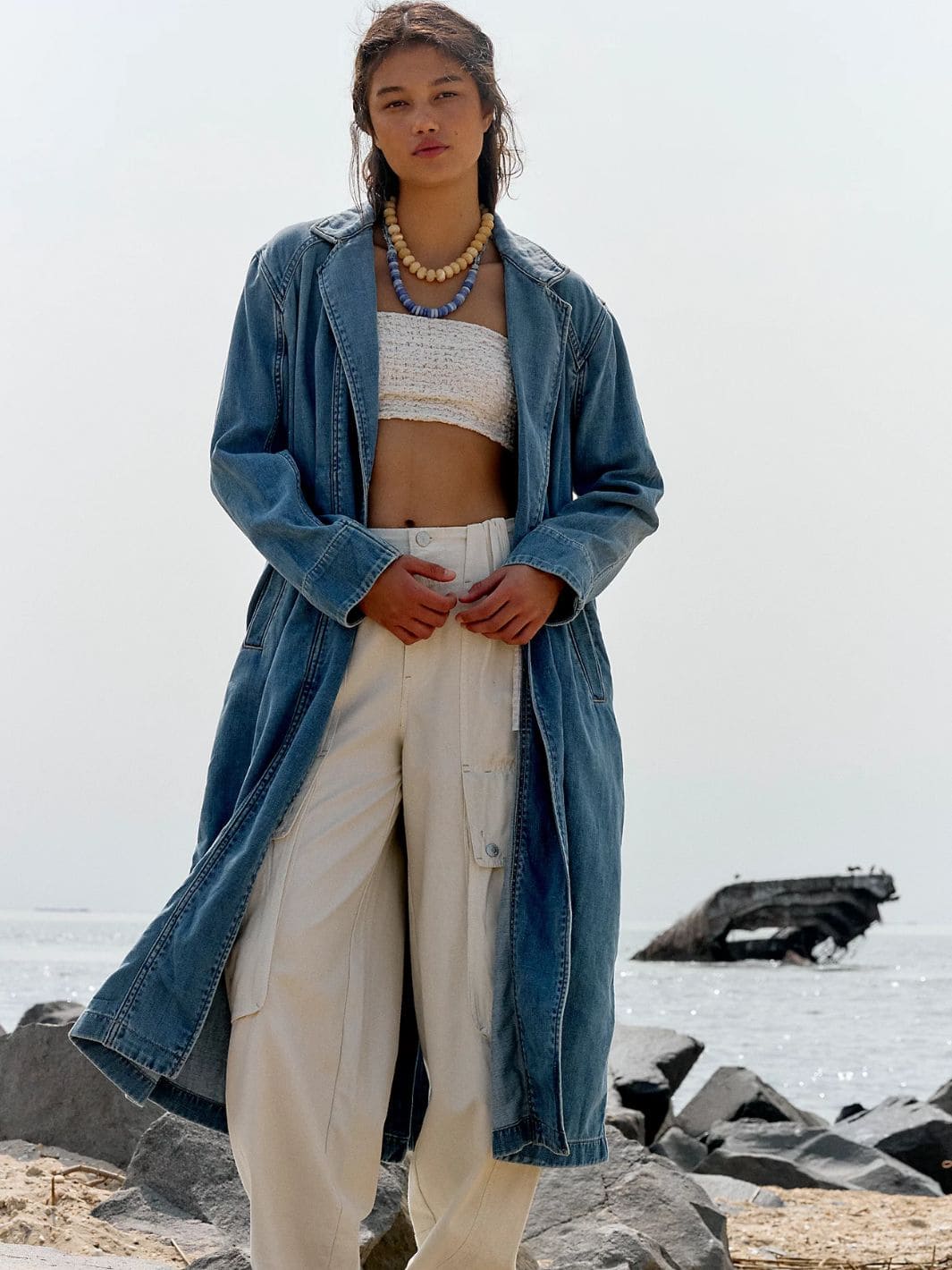 Monique Indigo Duster - Sunlight Blue - Image 7