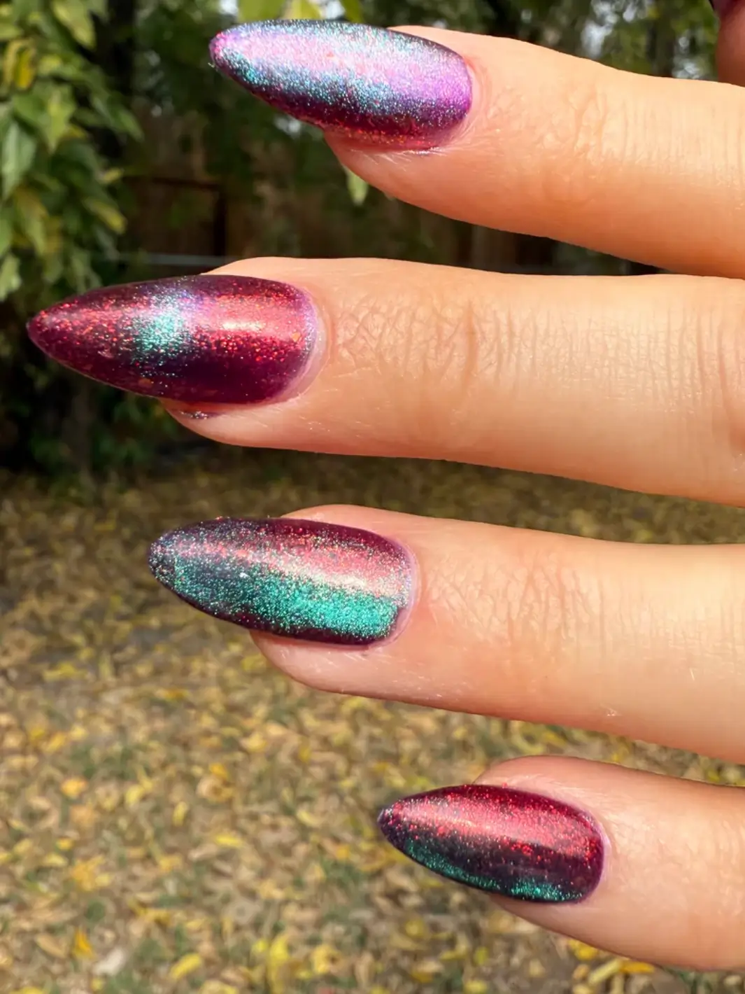 Mumbling About Apples In Your Dreams Magnetic Nail Polish - Image 3