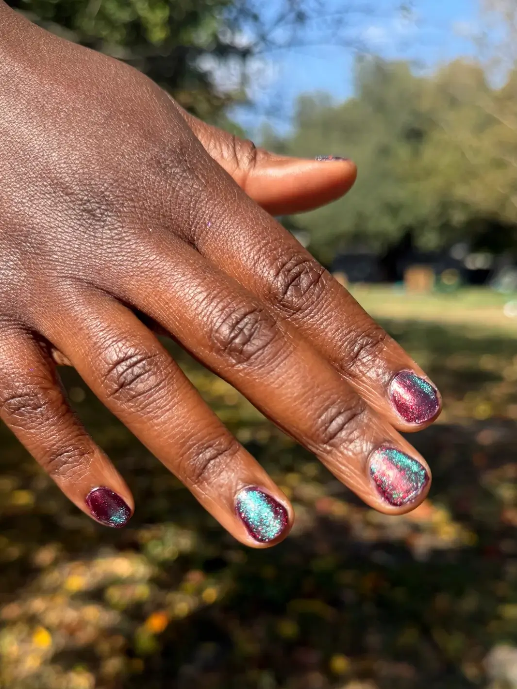 Mumbling About Apples In Your Dreams Magnetic Nail Polish - Image 5