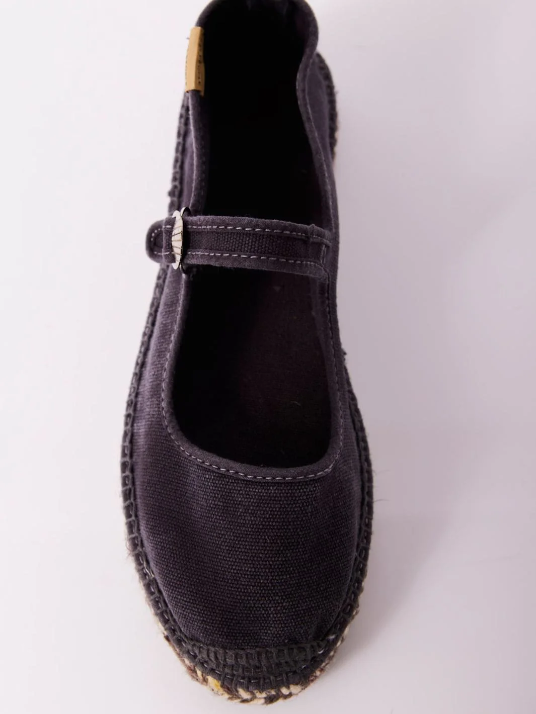 Oasis Mary Jane Espadrilles - Washed Black - Image 6