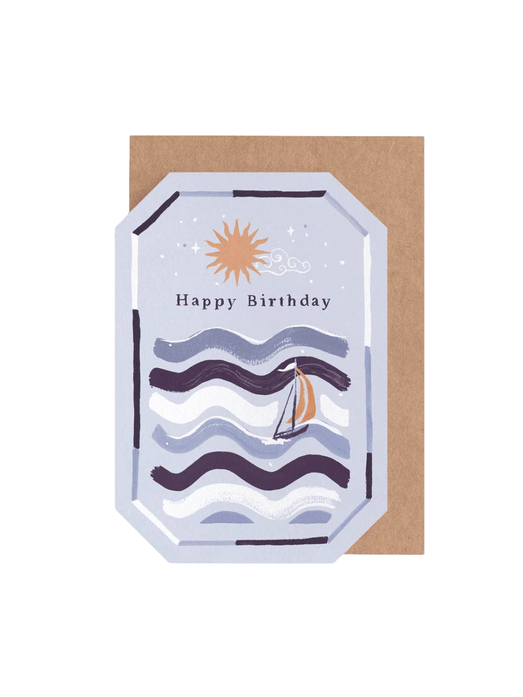 Ocean Sailing Birthday Card