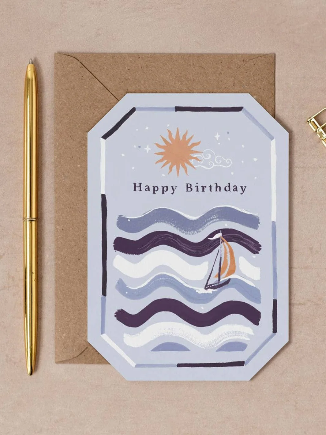 Ocean Sailing Birthday Card - Image 2