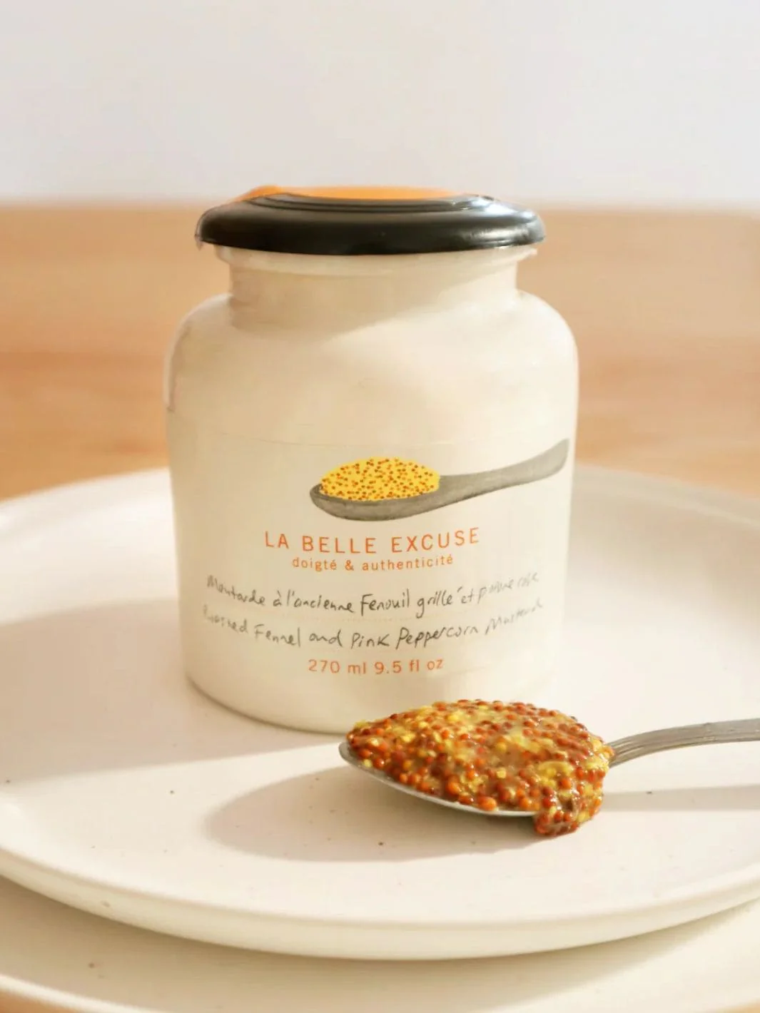 Old-Fashioned Mustard - Roasted Fennel and Pink Peppercorn - Image 2