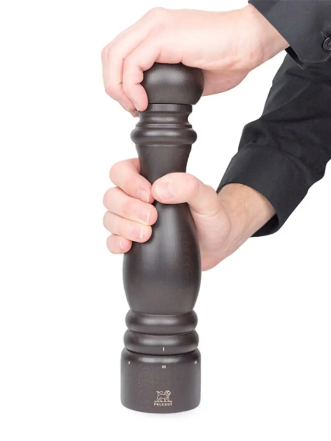Paris u'Select Wood Pepper Mill 30cm - Chocolate Finish - Image 3