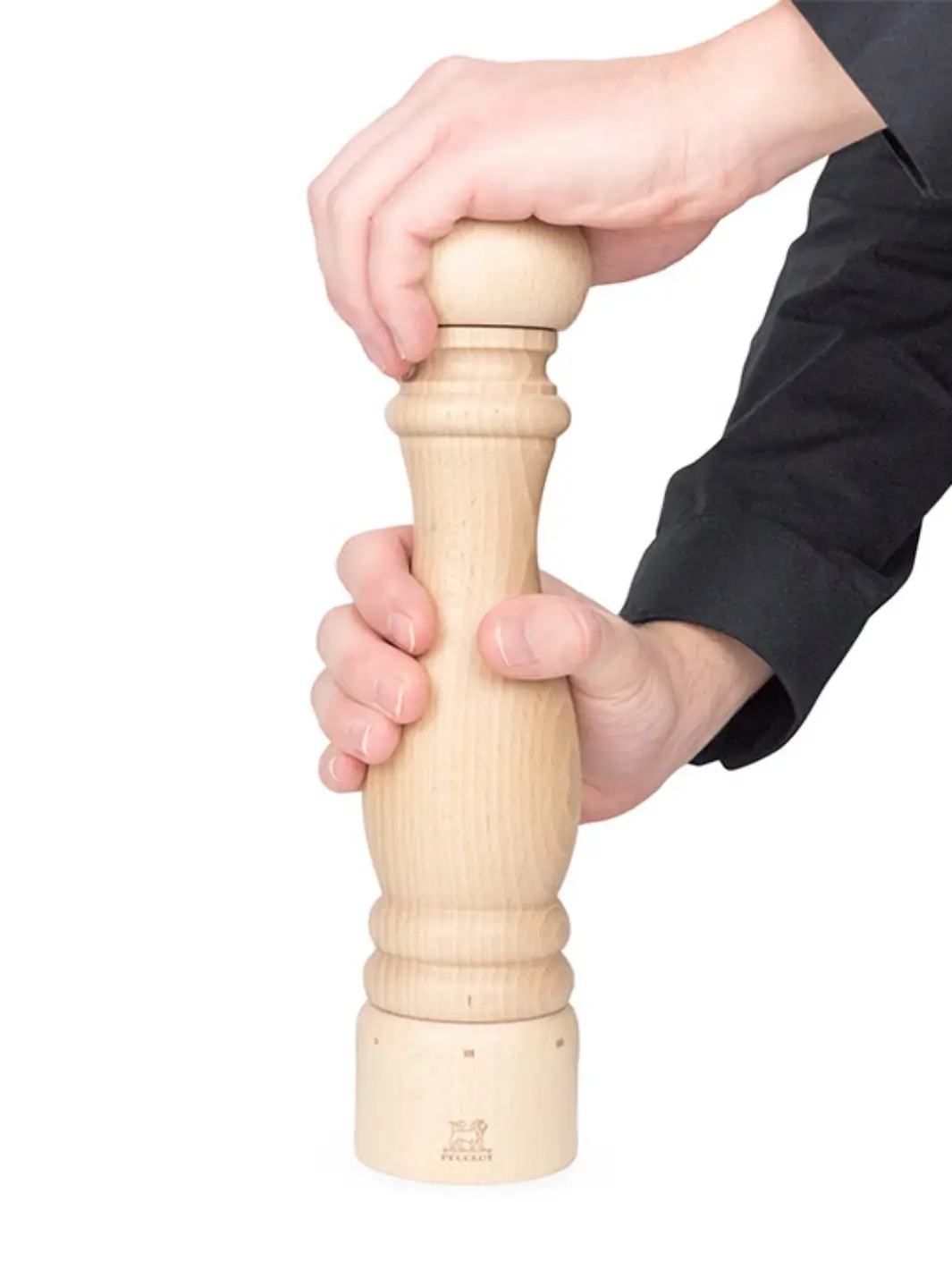 Paris u'Select Wood Pepper Mill 30cm - Natural Finish - Image 2