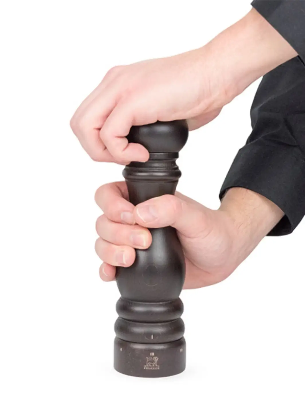 Paris u'Select Wood Pepper Mill 22cm - Chocolate Finish - Image 2
