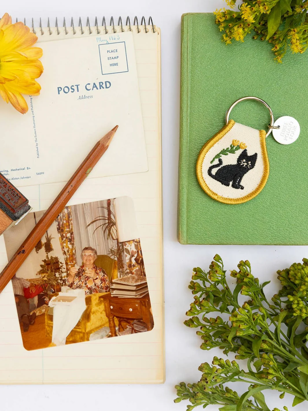 Patch Keychain - Black Cat - Image 2