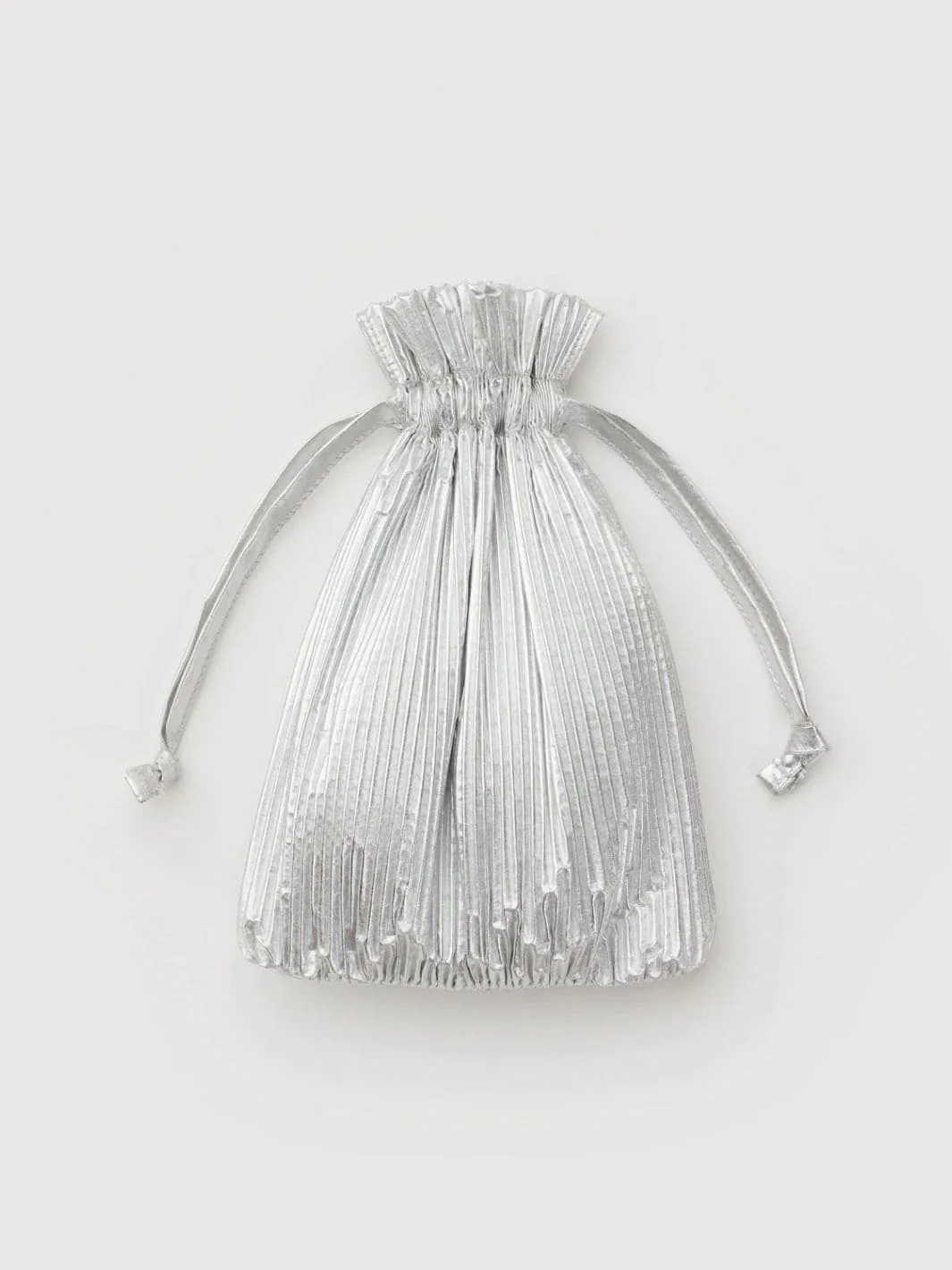 Pleated Baggu - Chrome Metallic - Image 3