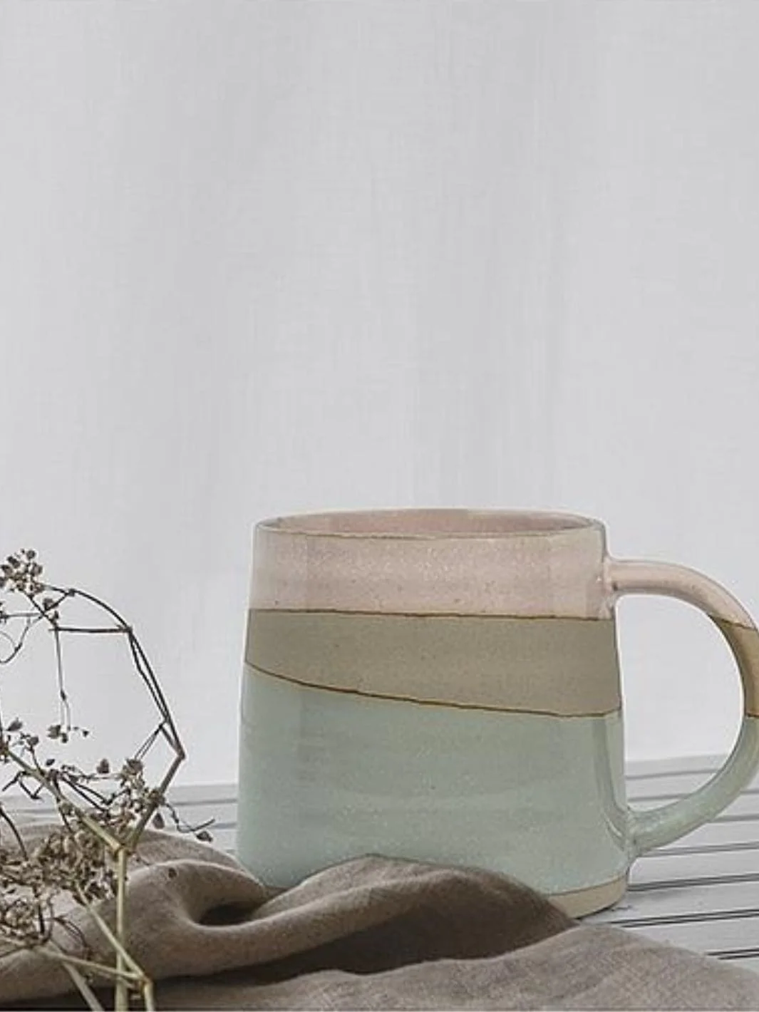 Rustic Style Mug - Pink - Image 5