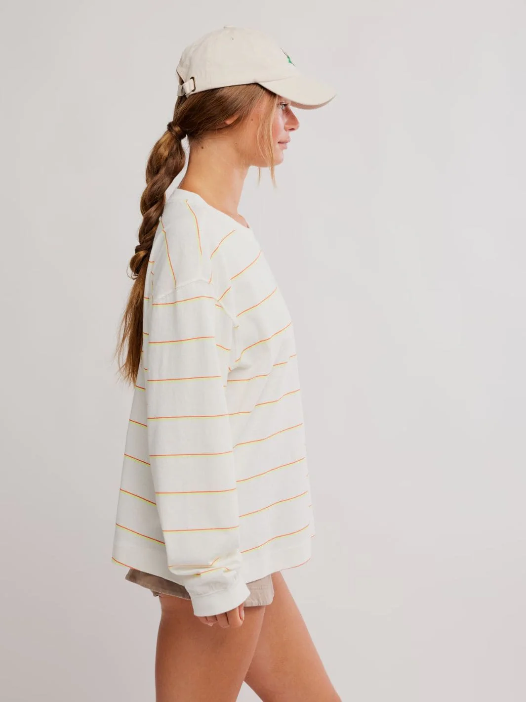 Printed Hustle Layer - Awning Stripe Ivory - Image 3