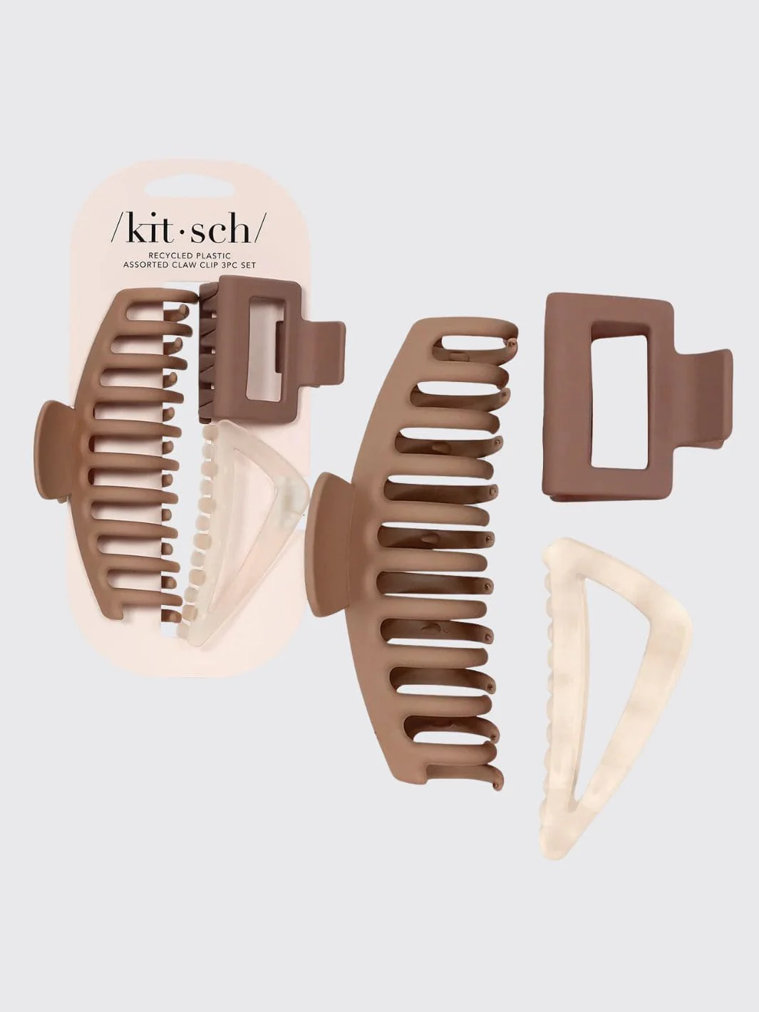 Neutral Assorted Claw Clip 3pc - Oversized Claw Clip - Image 4