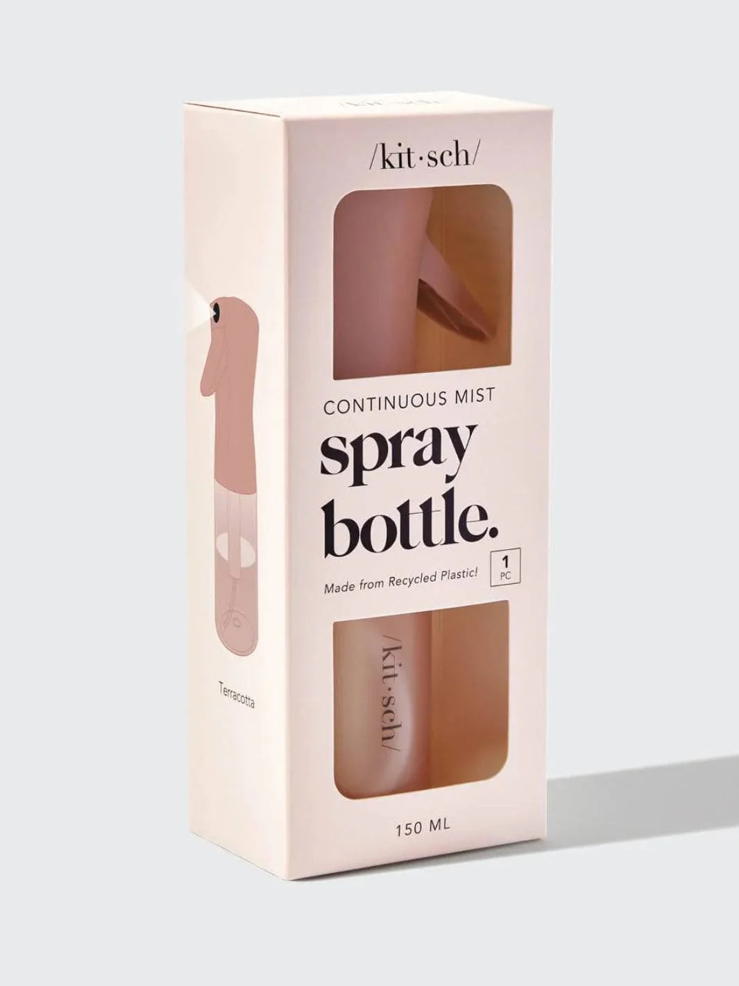 Recycled Plastic Continuous Spray Bottle - Terracotta - Image 5